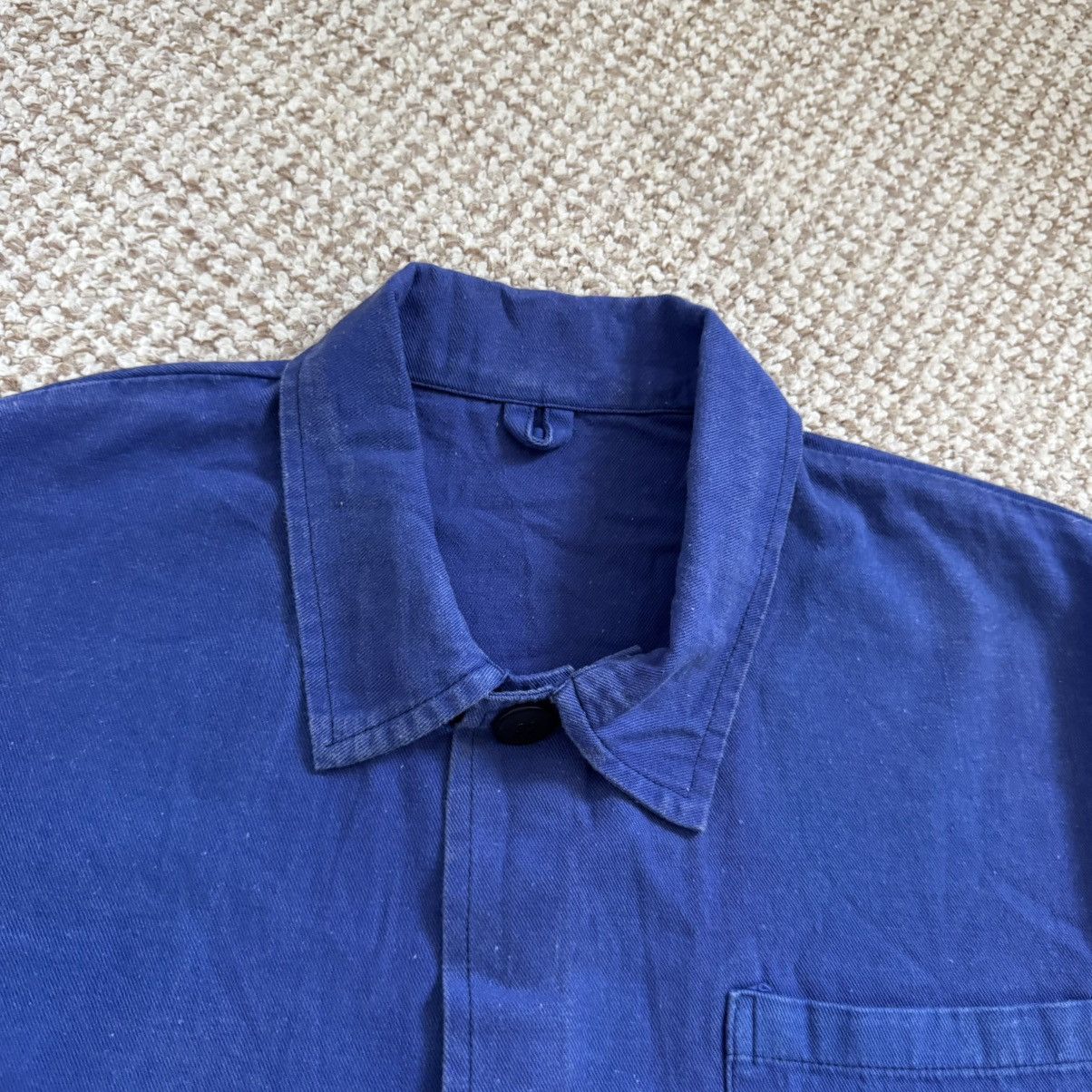 Le Laboureur French vintage faded chore sanfor works jacket Size US M / EU 48-50 / 2 - 2 Thumbnail