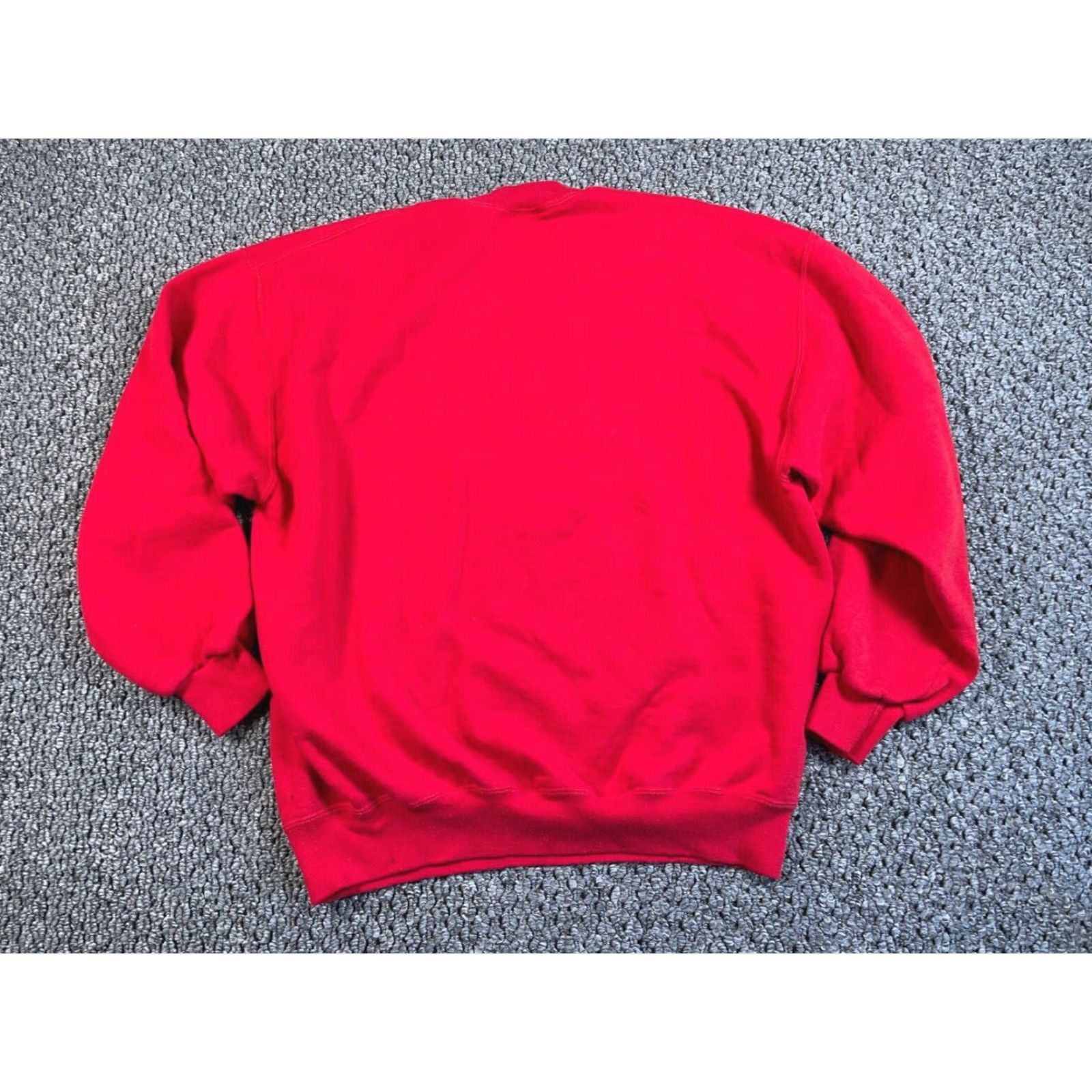 Jerzees VTG 90s Sts Peter and Paul Sweatshirt JERZEES Red Embroidered Adult XL 50-50 Cotton-Polyester Size US XL / EU 56 / 4 - 2 Thumbnail
