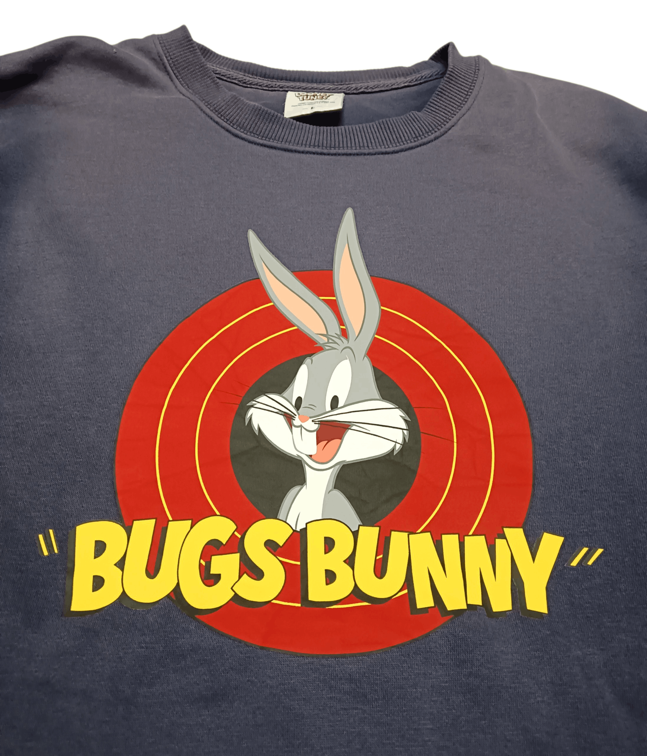 Warner Bros Sunfaded Vtg Bug Bunny Warner bros Cartoon Sweatshirt Size US L / EU 52-54 / 3 - 4 Thumbnail