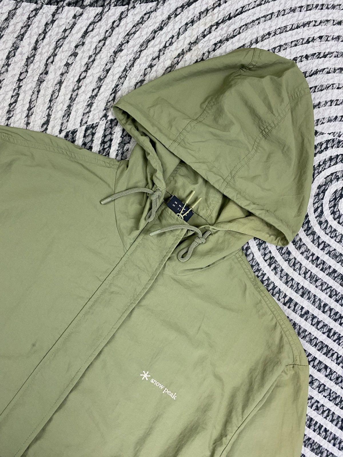Snow Peak Vintage Snow Peak Light Green In Parka Style Hooded Jacket Size M / US 6-8 / IT 42-44 - 8 Thumbnail