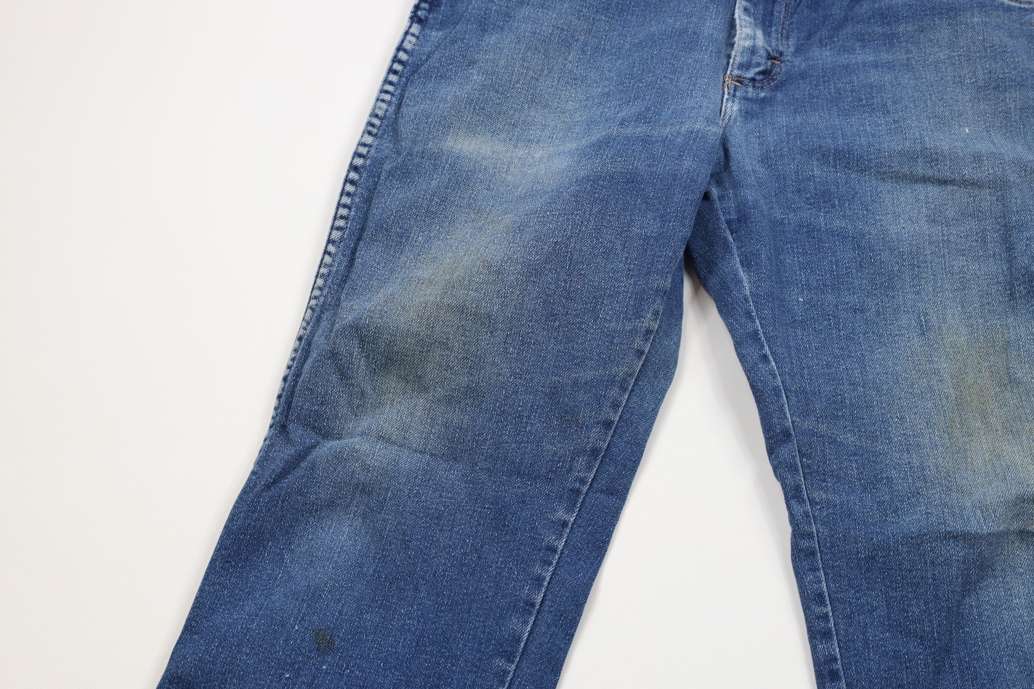 Vintage × Wrangler Vintage 70s Wrangler Flared Bootcut Denim Jeans Blue USA Size US 32 / EU 48 - 6 Thumbnail