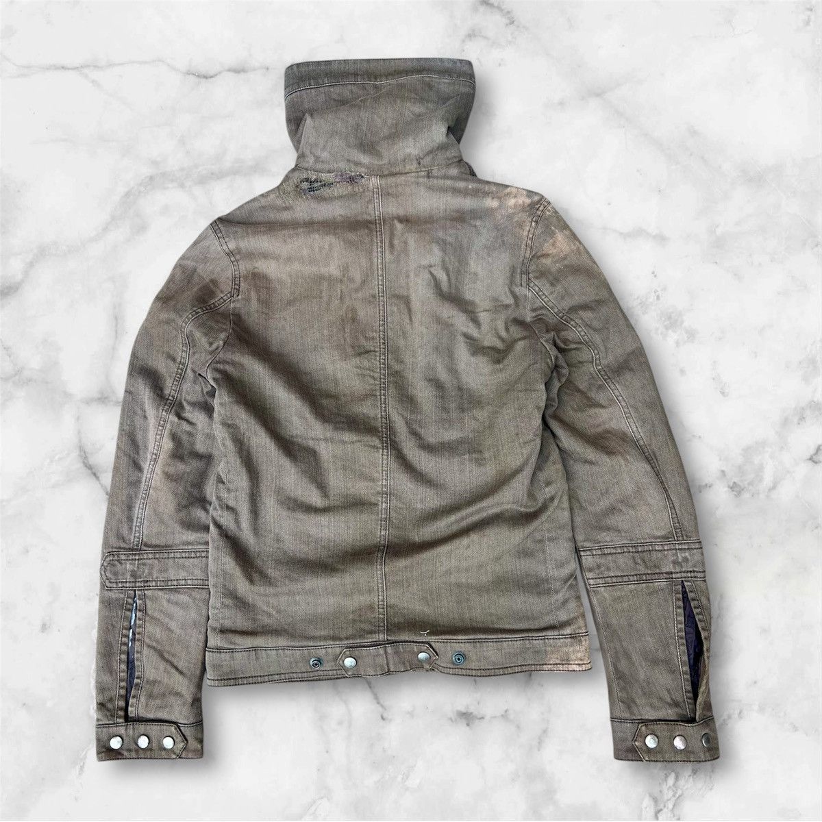 Dolce & Gabbana VINTAGE THRASHED D&G WOOL DENIM JACKET Size US S / EU 44-46 / 1 - 2 Thumbnail