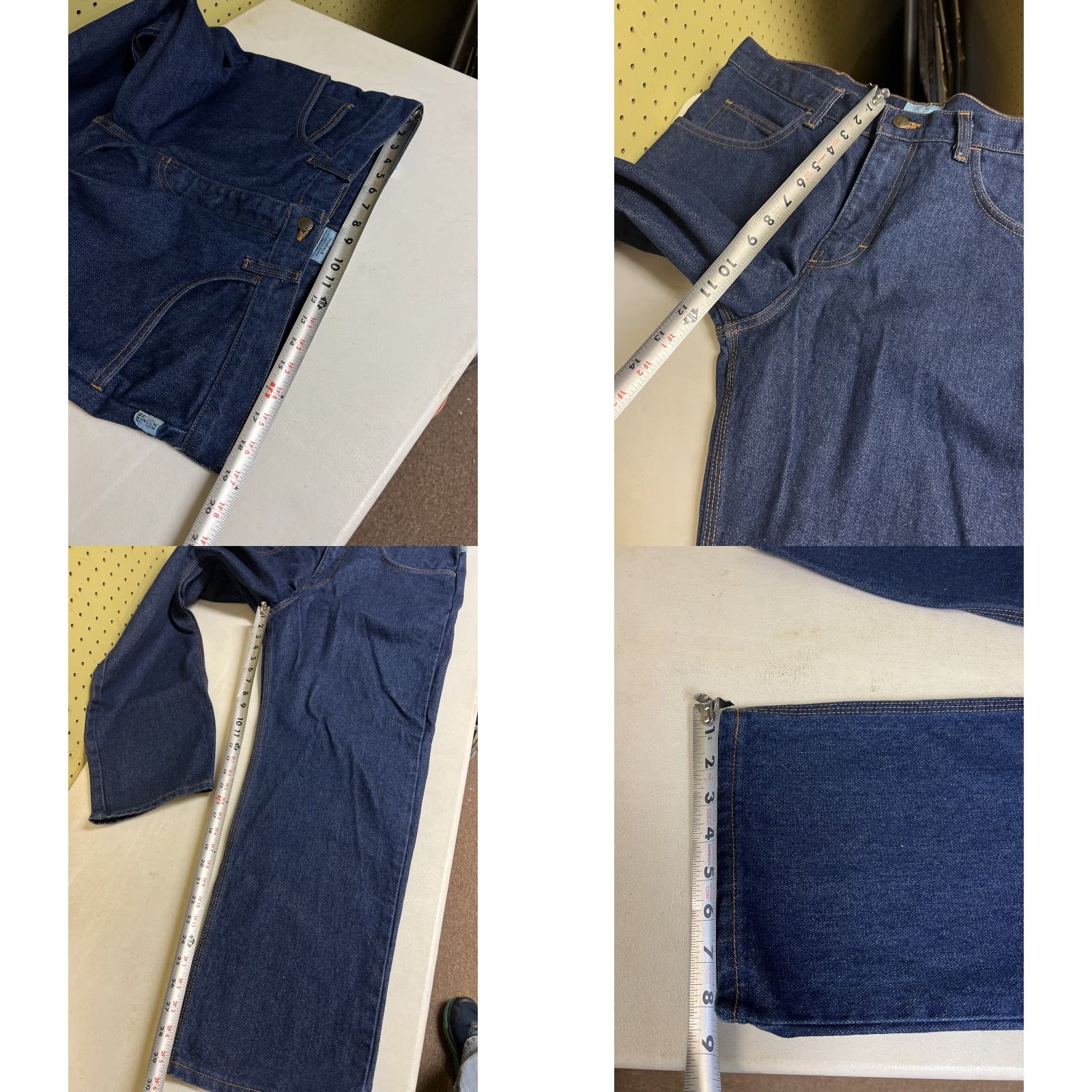 Vintage NWT Tyndale Arc Rated Flame Resistant Jeans Mens 38x30 USA NFPA 2112 CAT 2 FR Denim Straight Blue 38 Mens NFPA 2112 CAT 2 FR Size US 38 / EU 54 - 8 Thumbnail