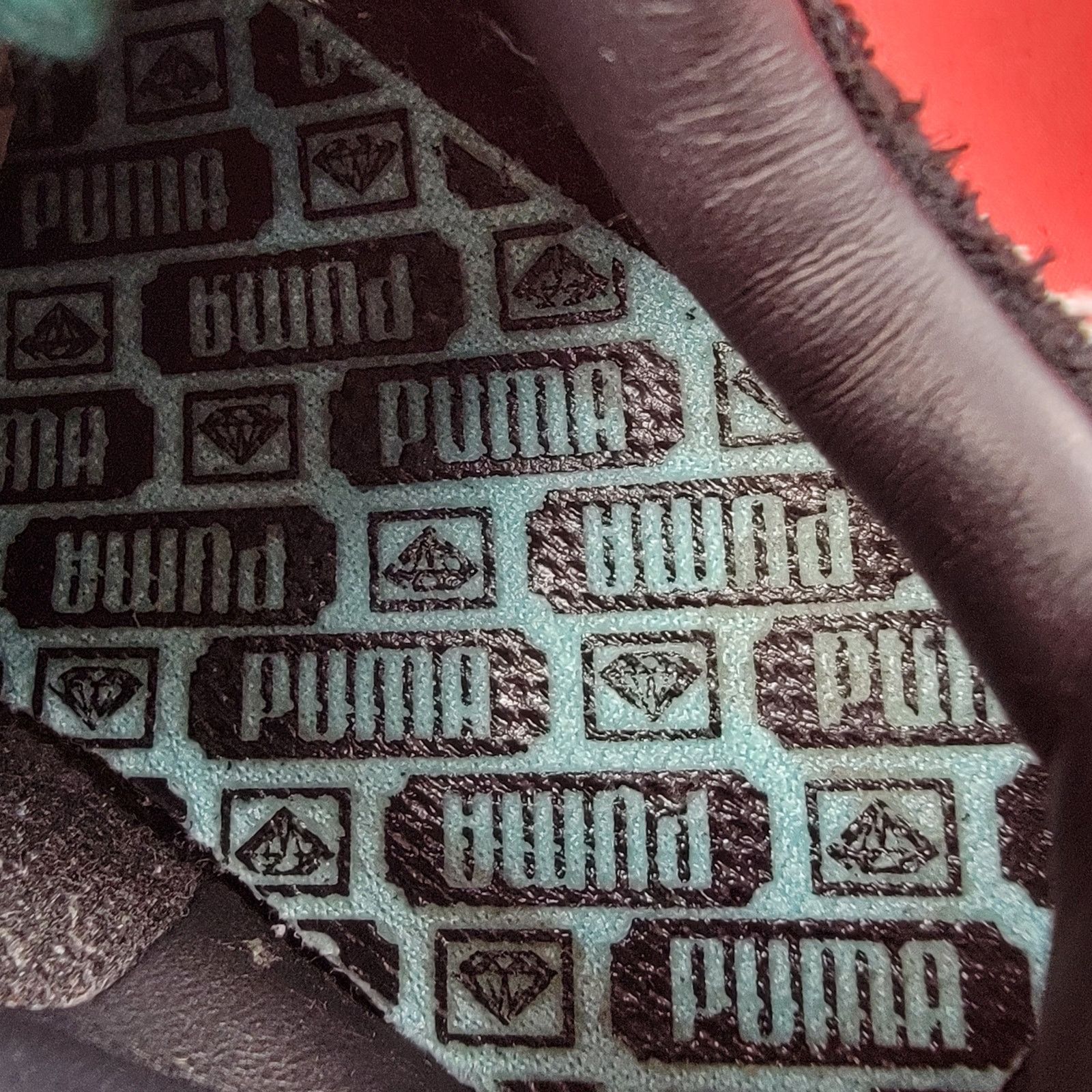 Puma Puma Suede Diamond Supply Company Black/Diamond Blue Sz 4C Size US 4 / IT 34 - 9 Thumbnail