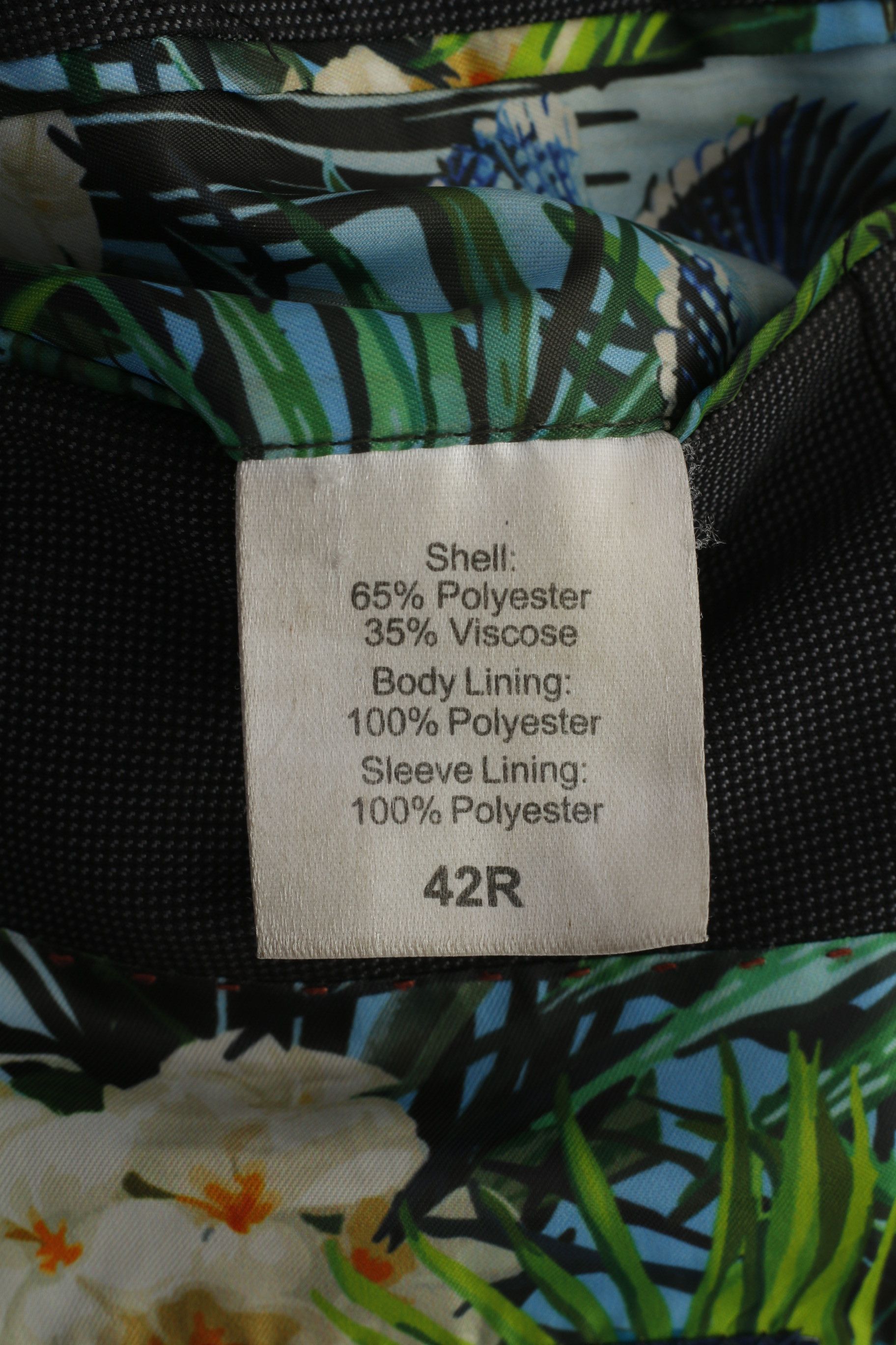 Vintage Harry Brown Men 42 Blazer Charcoal Elegant 0147 Size 42R - 5 Thumbnail