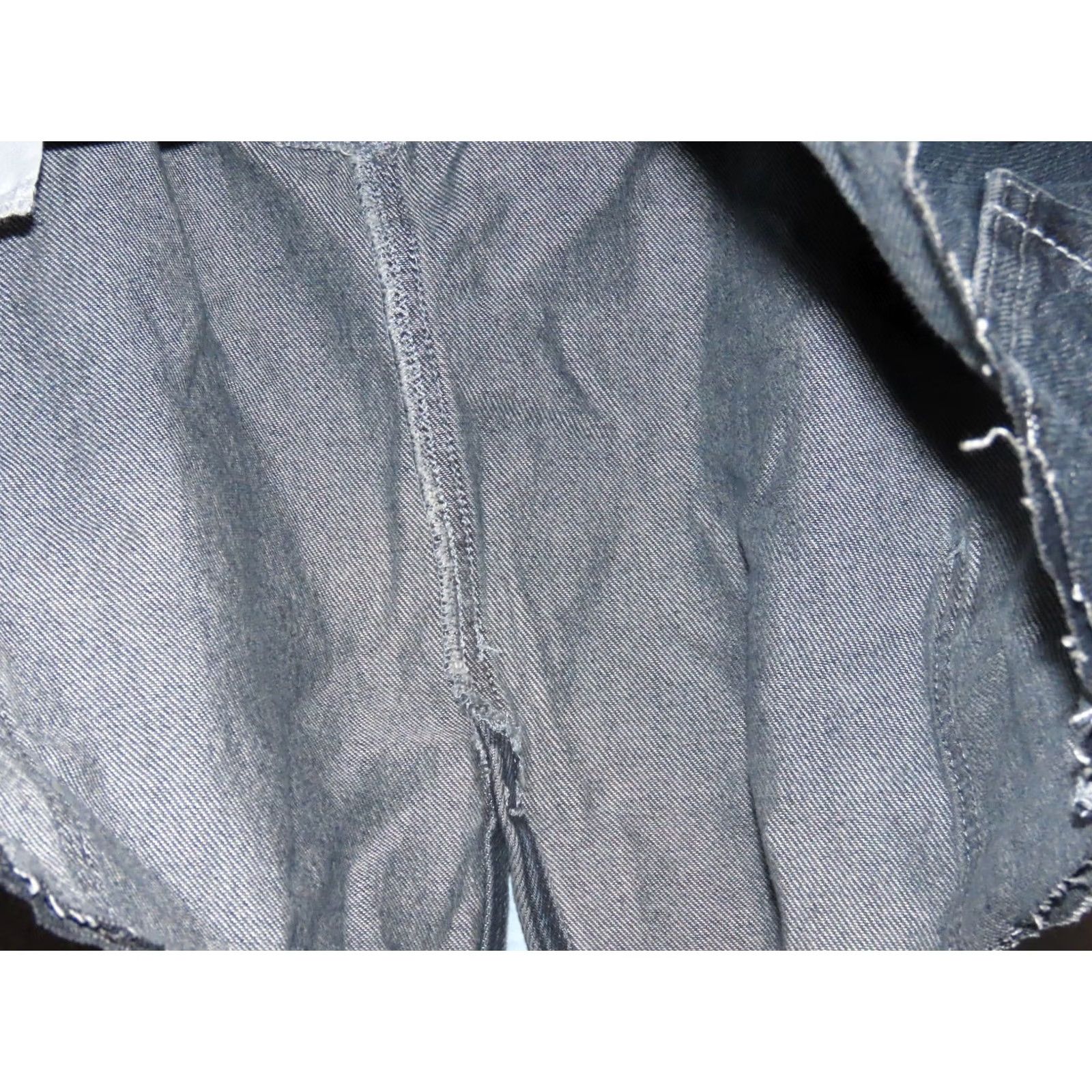 Old Navy Old Navy Anika Mid-Rise Drapey Denim Cut Off Mini Skirt 16 Blue Denim Short Skirt Women Size 16 Size 38" / US 16 / IT 52 - 7 Thumbnail