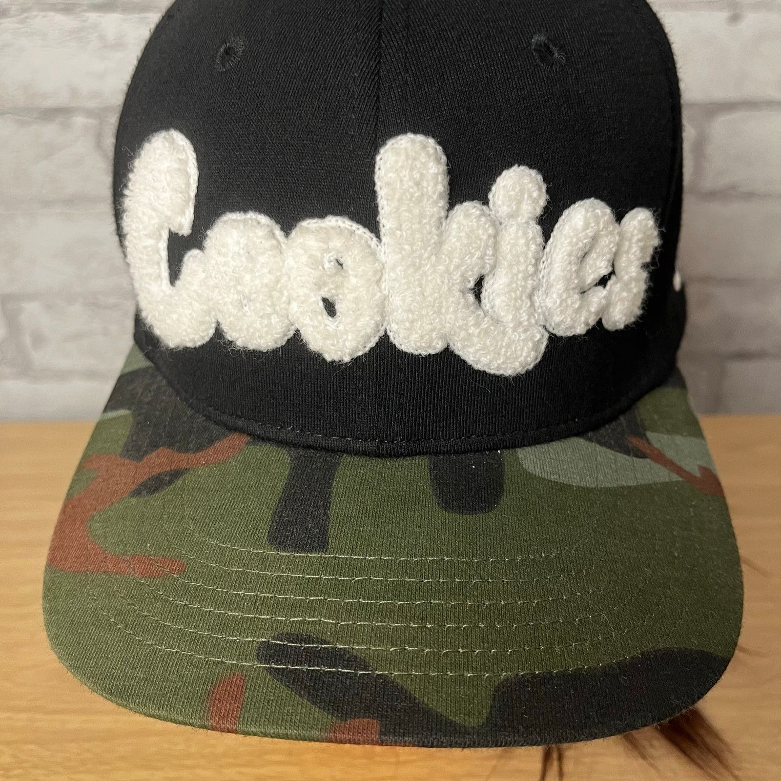 Cookies Cookies Chenille Logo Green Camo Snapback Size ONE SIZE - 5 Thumbnail