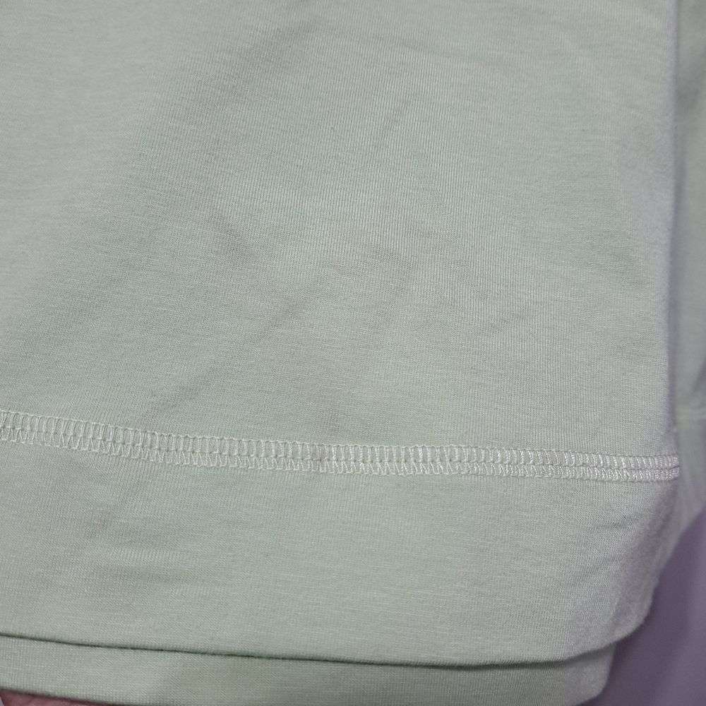 Eileen Fisher Eileen Fisher Organic Cotton Stretch Jersey 1/4 Zip Hooded Top Sweater Aloe 3X Size 4XL / US 24-26 - 8 Thumbnail