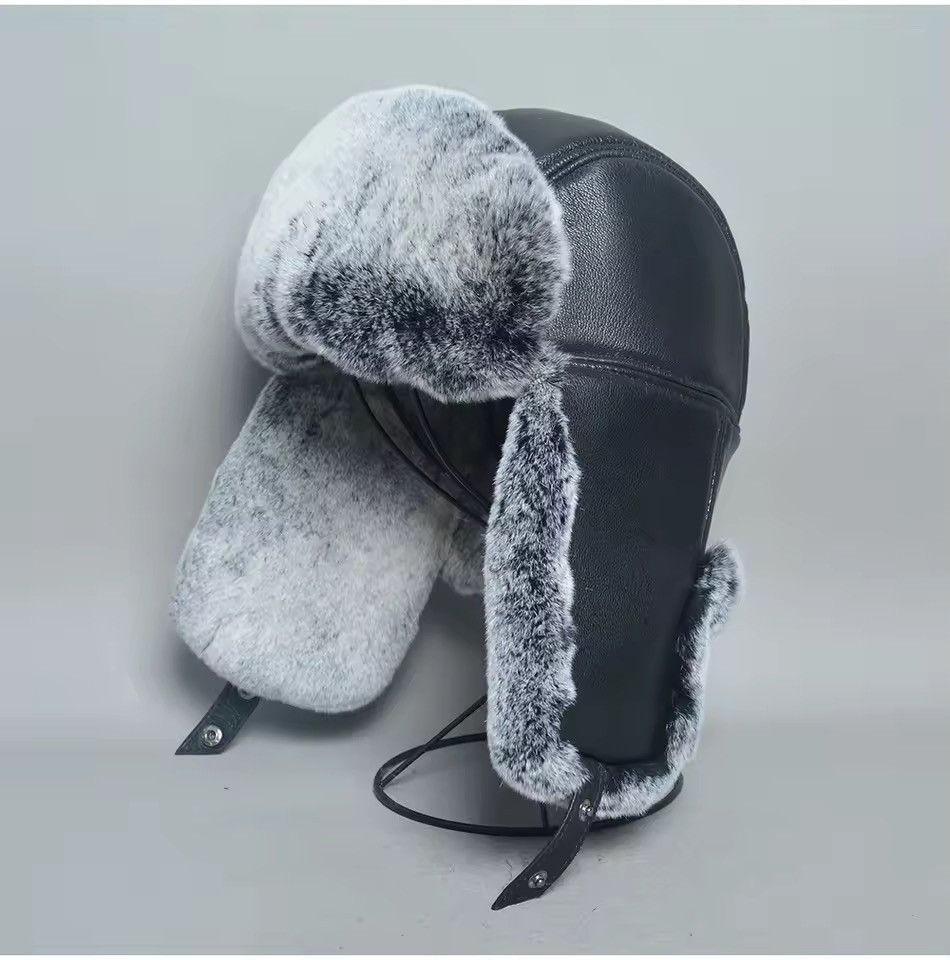 Japanese Brand Unisex RealRabbit Fur Ushanka Trapper Hat Size S Size ONE SIZE - 1 Thumbnail