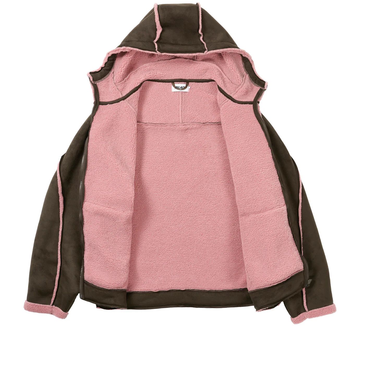 Palace sherpa faux hooded jacket fox Size US L / EU 52-54 / 3 - 5 Thumbnail