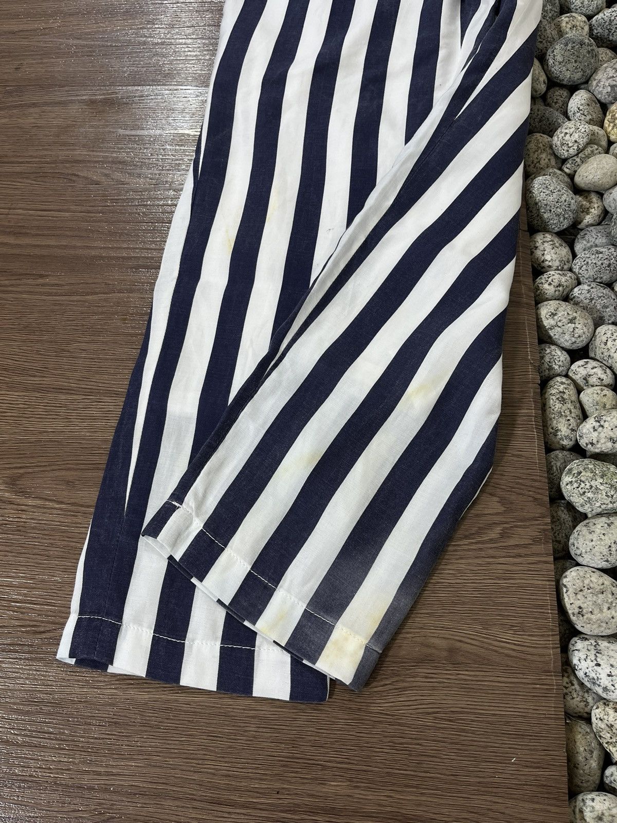 Hysteric Glamour Hysteric Glamour Blue/White Striped Pants Size US 28 / EU 44 - 19 Thumbnail