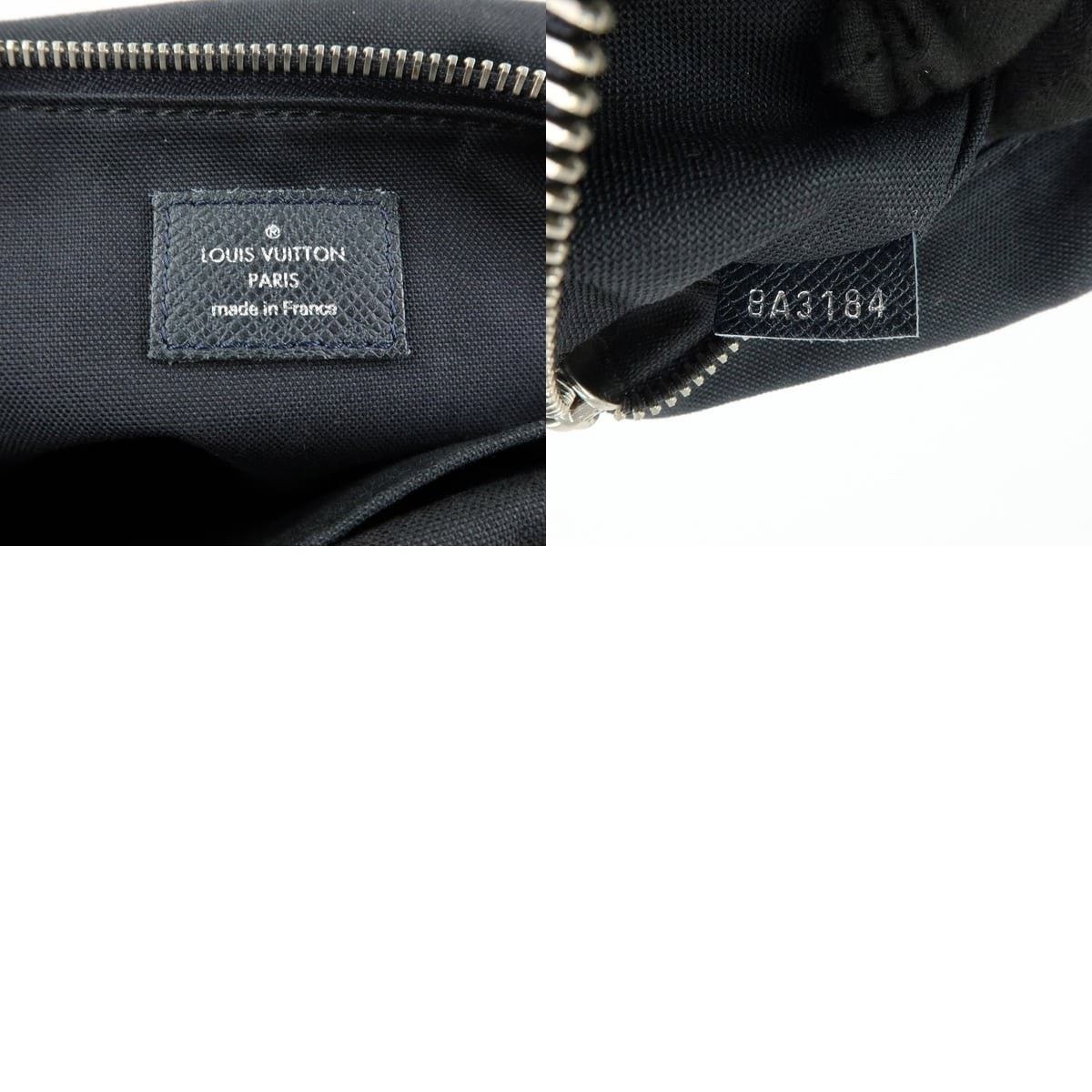 Louis Vuitton Louis Vuitton Taiga Leather Crossbody Bag Navy Size ONE SIZE - 8 Thumbnail
