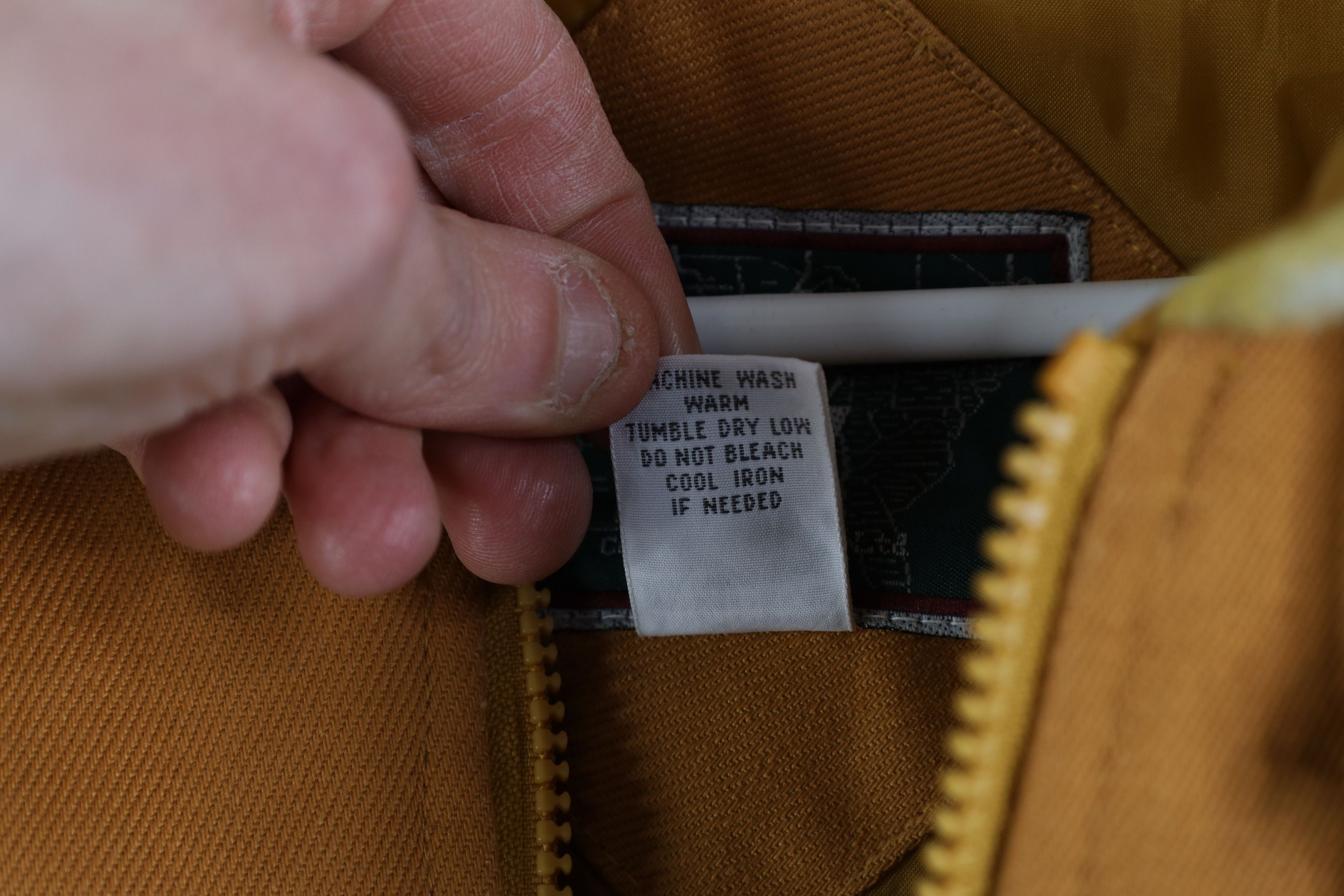 Vintage Deadstock Vintage 90s University Hooded Canvas Bomber Jacket Size US L / EU 52-54 / 3 - 8 Thumbnail
