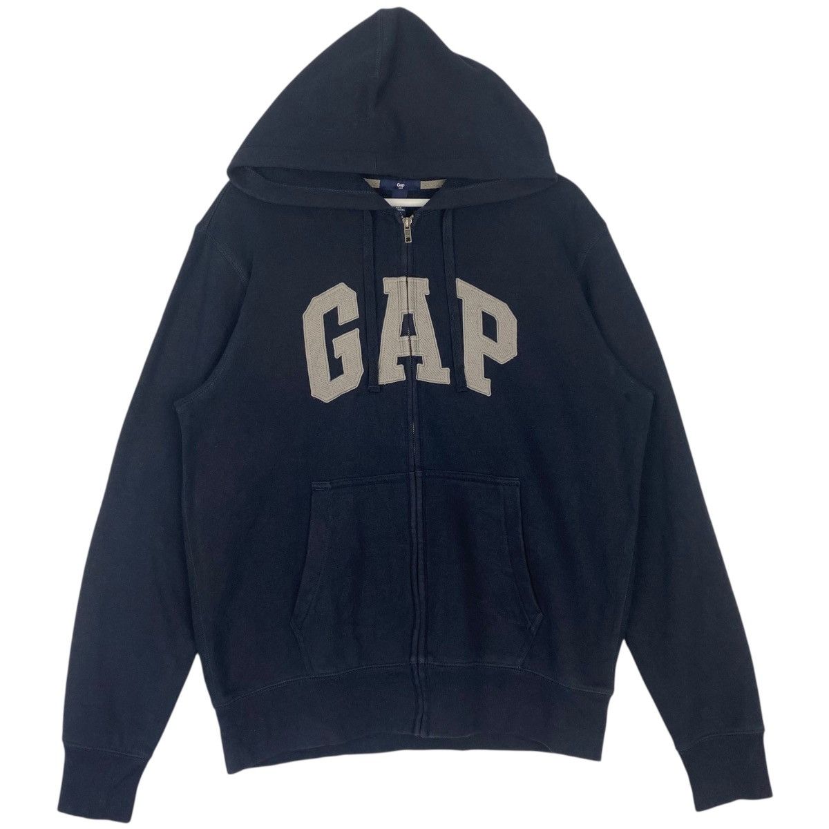 Other Vintage GAP Hoodie Full Zip Big Embroidered Black Size L Size US L / EU 52-54 / 3 - 1 Thumbnail