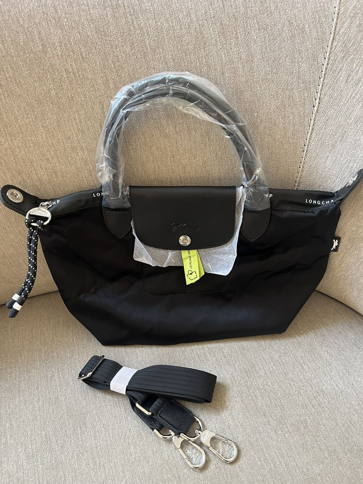 Longchamp LE PLIAGE ENERGY S HANDBAG Black - Recycled Canvas Size ONE SIZE - 6 Thumbnail
