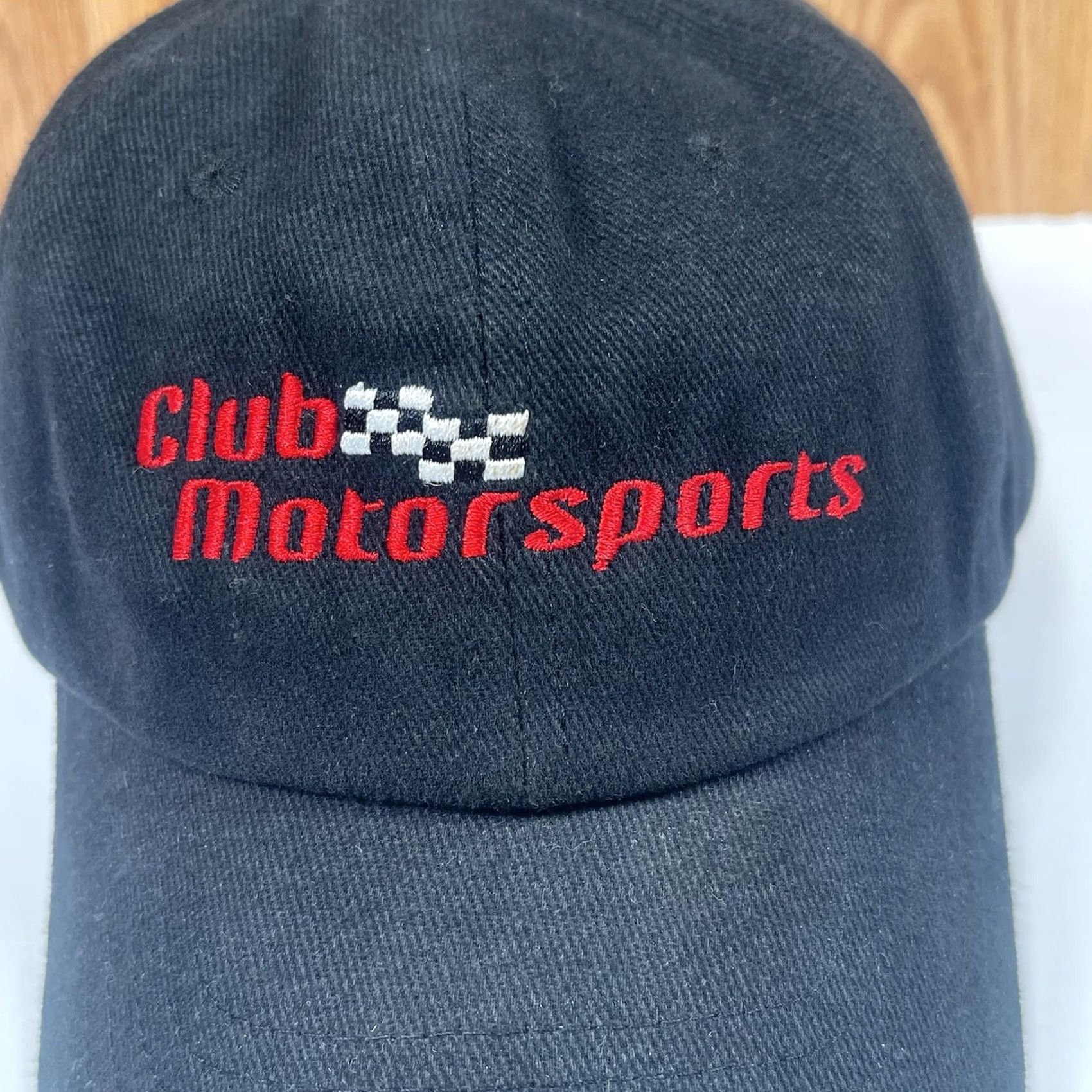 Vintage Trim Wear Hat Mens Adjustable Black Club MotorSports Embroidered Adult StrapBack Cap Size ONE SIZE - 2 Thumbnail
