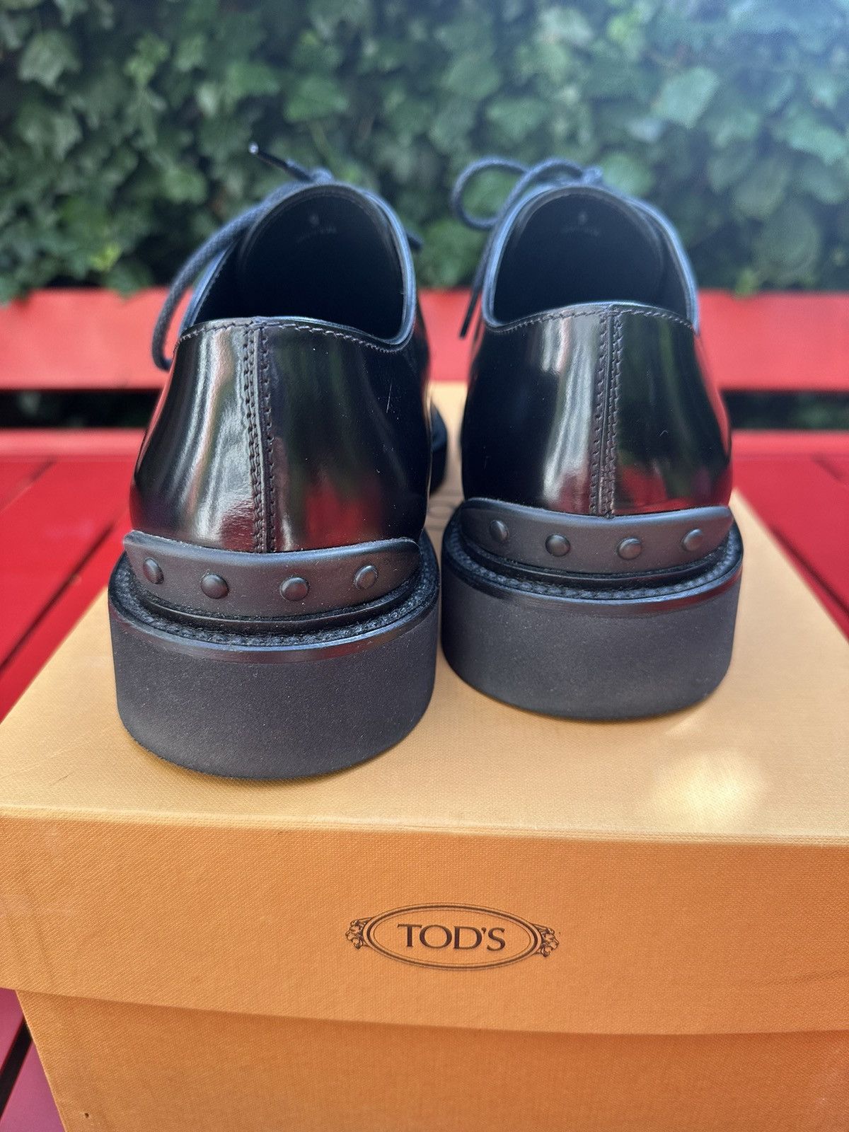 Tod's Tod’s derby leather shoes Size US 10 / EU 43 - 3 Thumbnail