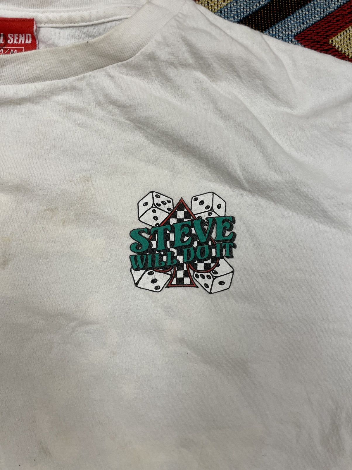 Full Send Steve Will Do It Gamble T-Shirt M Size US M / EU 48-50 / 2 - 2 Thumbnail