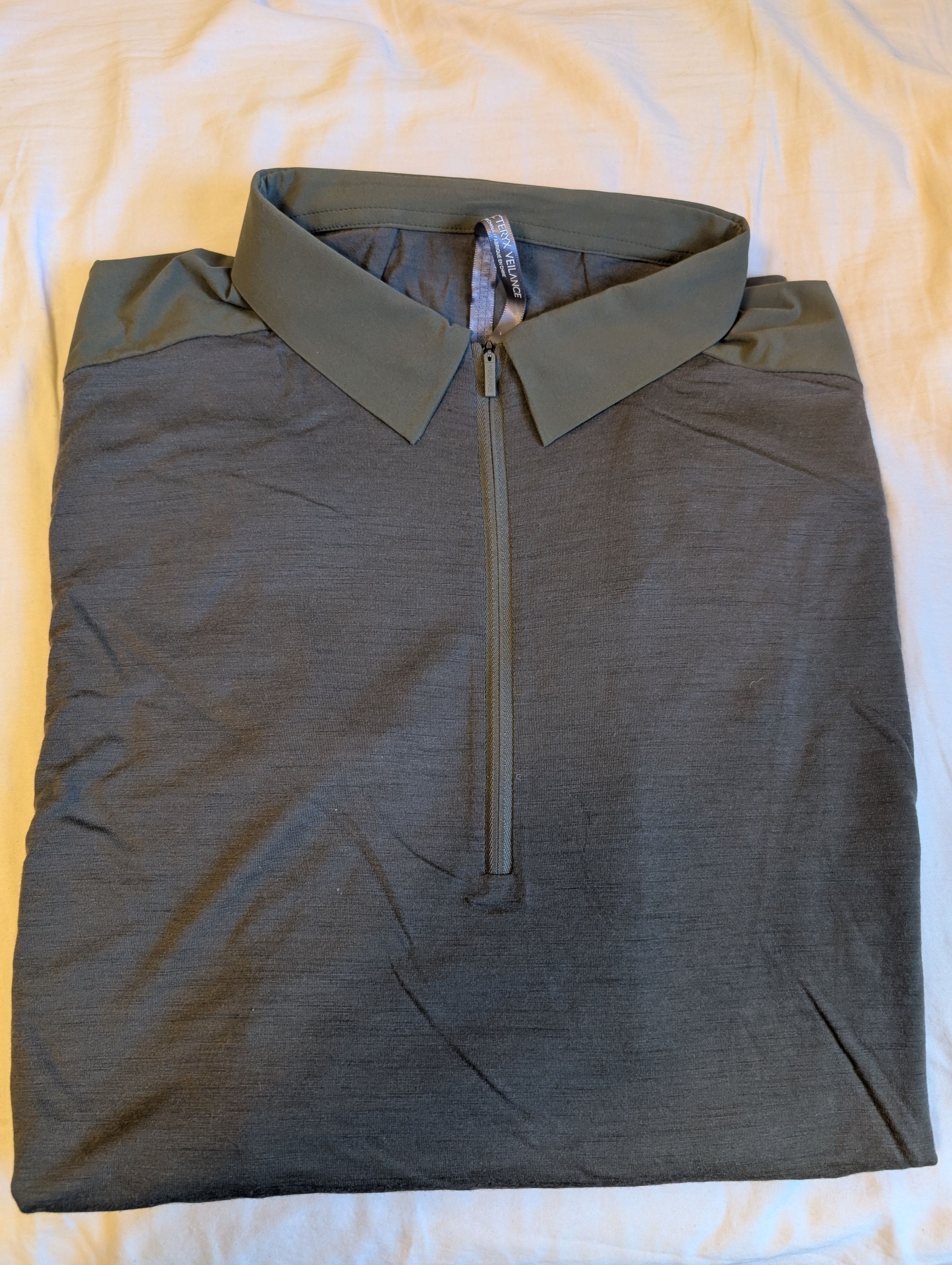 Veilance Arc'teryx Veilance Frame LS Polo, Sediment Size US L / EU 52-54 / 3 - 10 Thumbnail