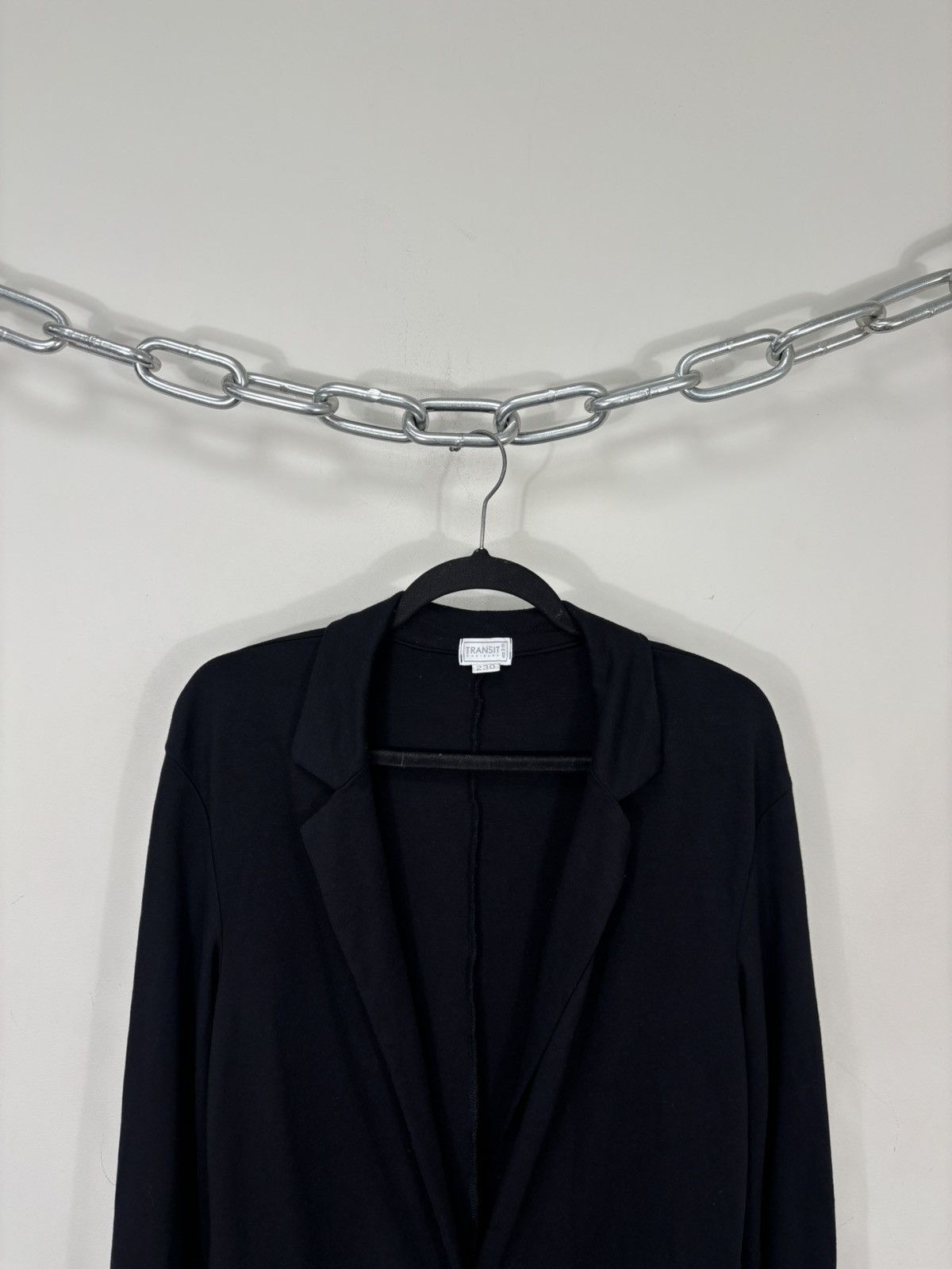 Transit Transit Par Such 230 Women’s Black Viscose Cardigan Sweater Size L / US 10 / IT 46 - 4 Thumbnail