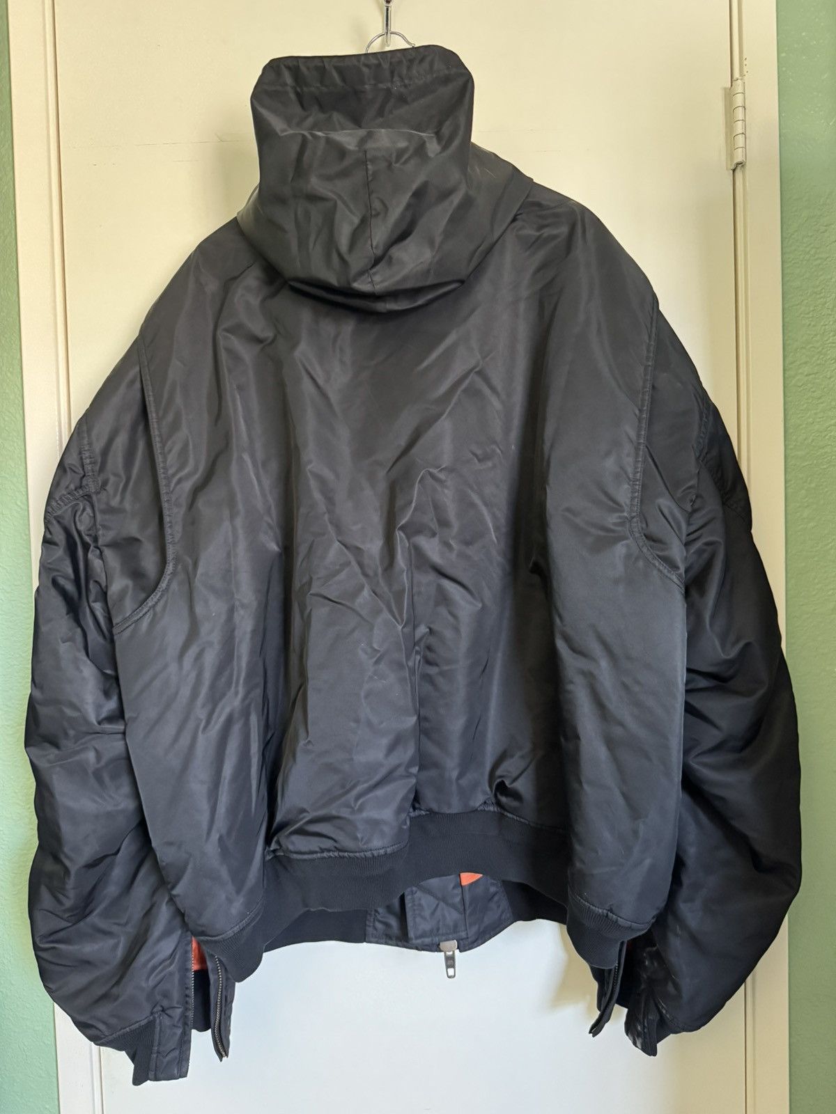 Balenciaga Balenciaga SS22 Hooded Nylon Bomber Jacket Size US L / EU 52-54 / 3 - 4 Thumbnail