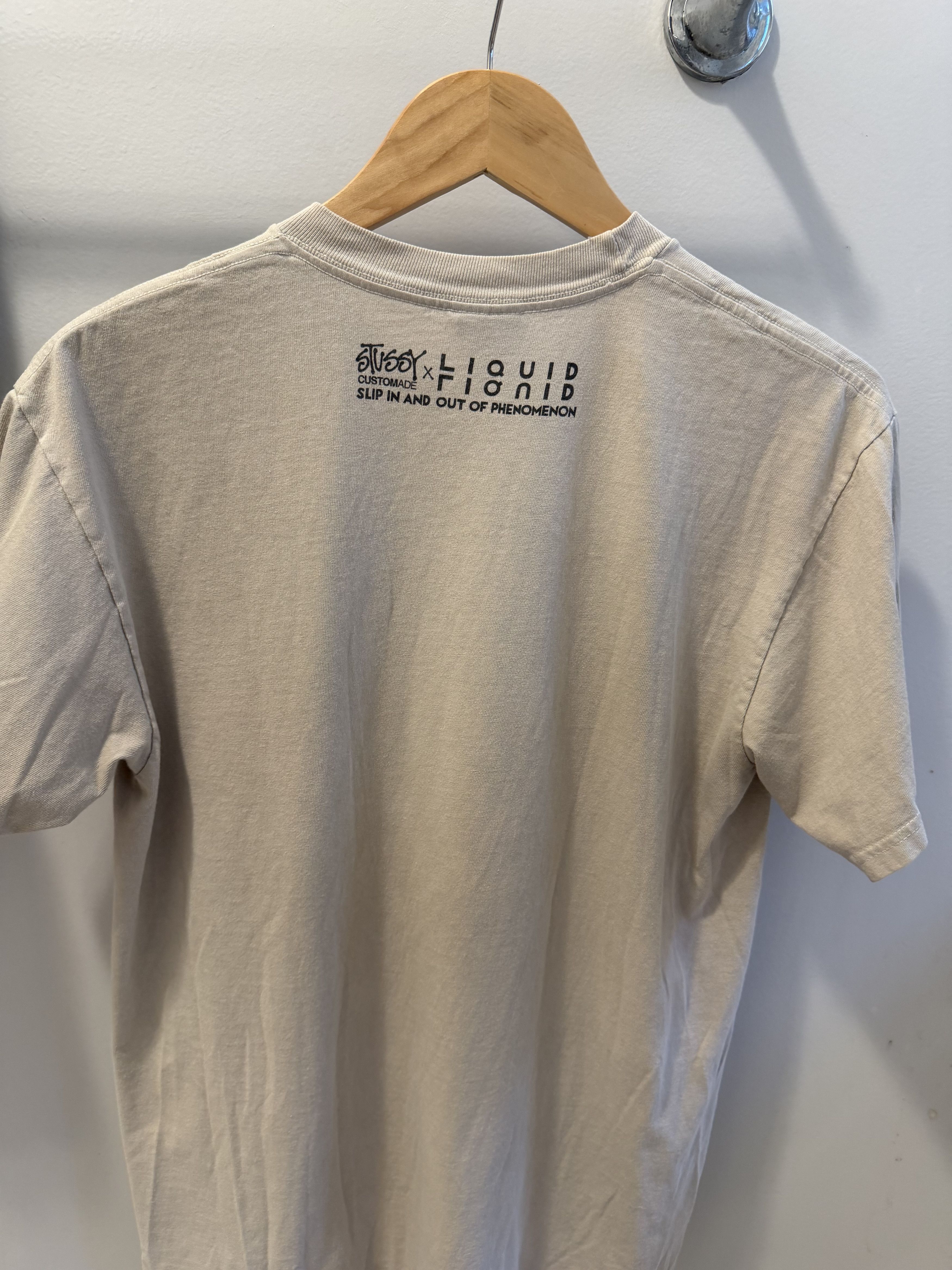 Stussy Stussy x Liquid Tee | Rare Collab / Vintage Liquid Graphics Size US M / EU 48-50 / 2 - 2 Thumbnail