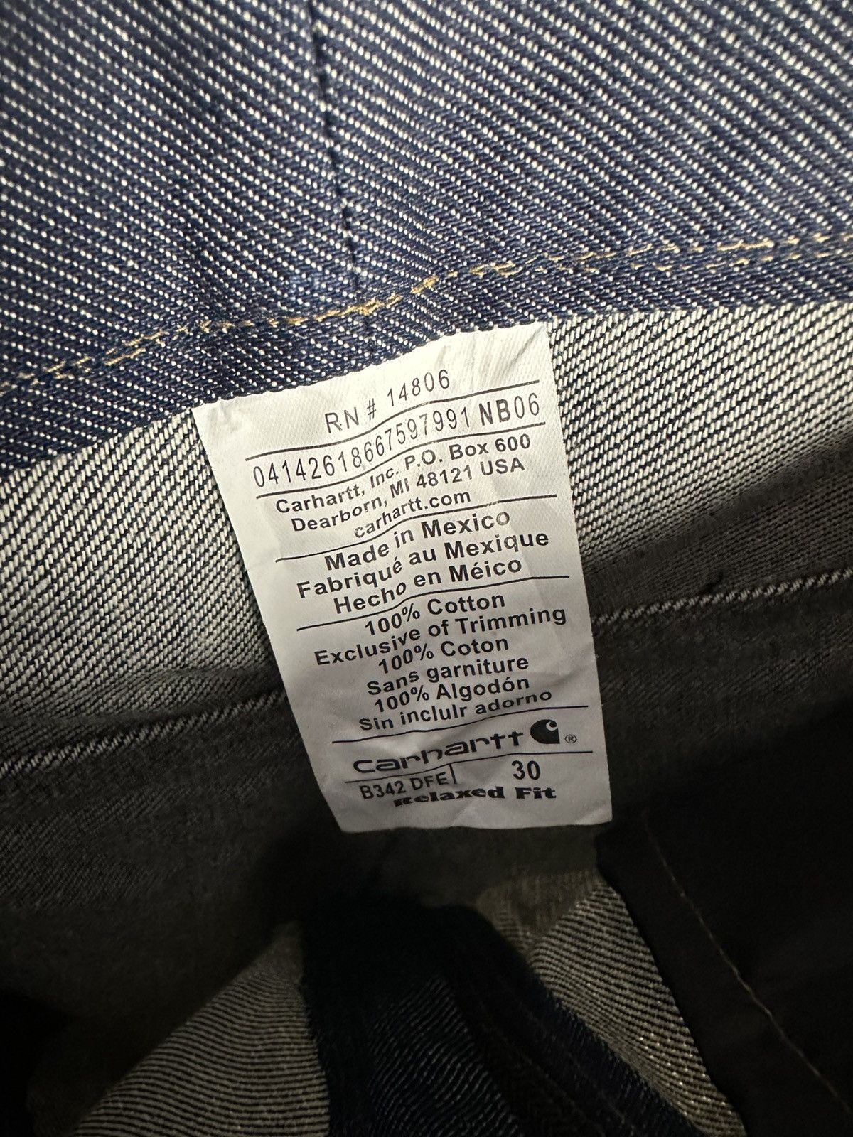 Carhartt Vintage Denim work Carhartt Pants Size US 30 / EU 46 - 4 Thumbnail