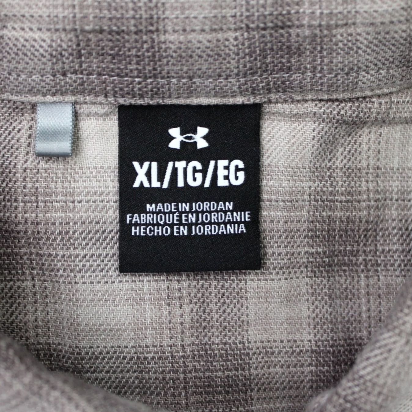 Under Armour Under Armour Shirt Mens XL Gray Plaid Tradesman Flex Flannel Long Sleeve Snap Button-Up Casual Winter Fall Spring Mens XL Gray Plaid Tradesman Flex Size US XL / EU 56 / 4 - 7 Thumbnail