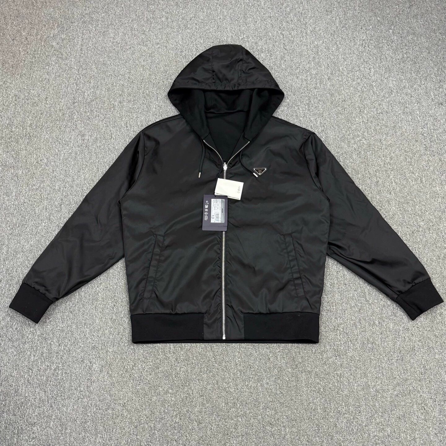 Prada Prada 24 Recycled Nylon Reversible Tri Logo Jacket S Size S / US 4 / IT 40 - 1 Thumbnail