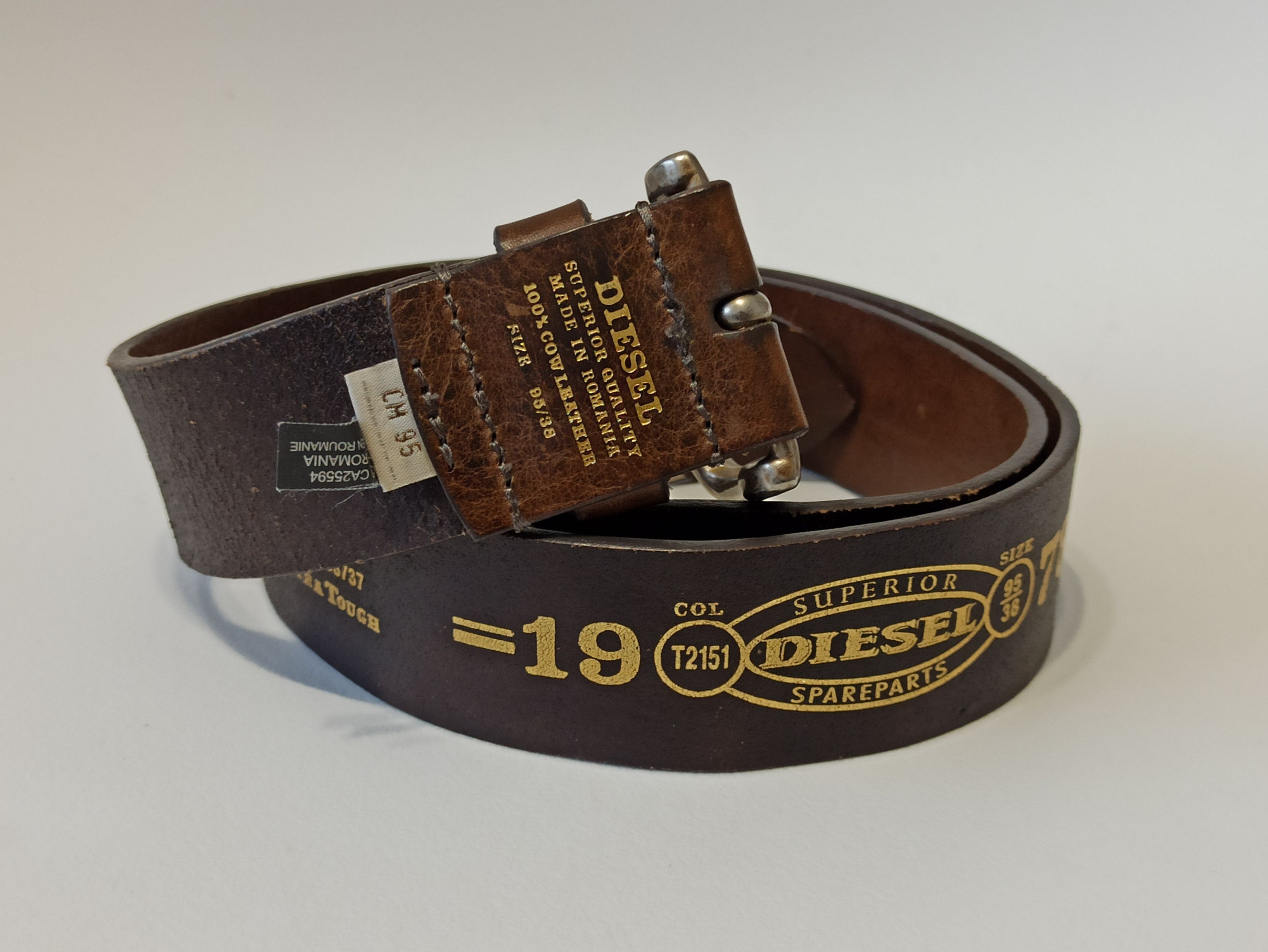 Diesel Diesel Leather Belt Size ONE SIZE - 4 Thumbnail