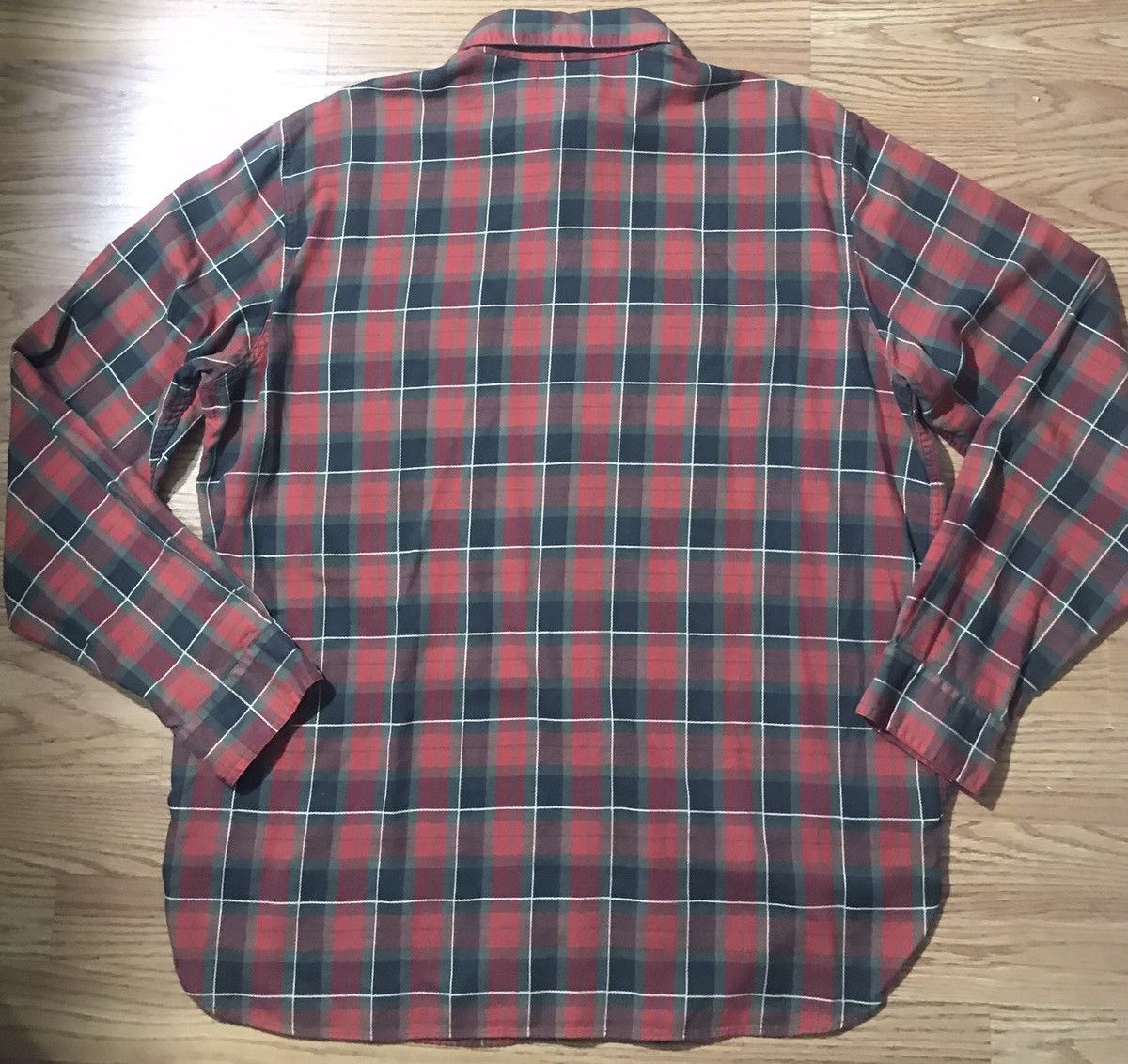 Polo Ralph Lauren × Ralph Lauren × Vintage Ralph Lauren RLX Vintage 90s Flannel Button Up Shirt Large Size US L / EU 52-54 / 3 - 12 Thumbnail