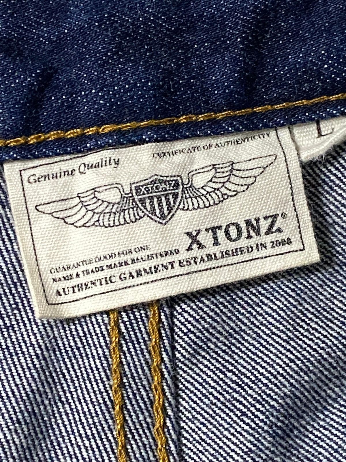 Japanese Brand Fatigue Jeans XTONZ Size US 33 - 9 Thumbnail