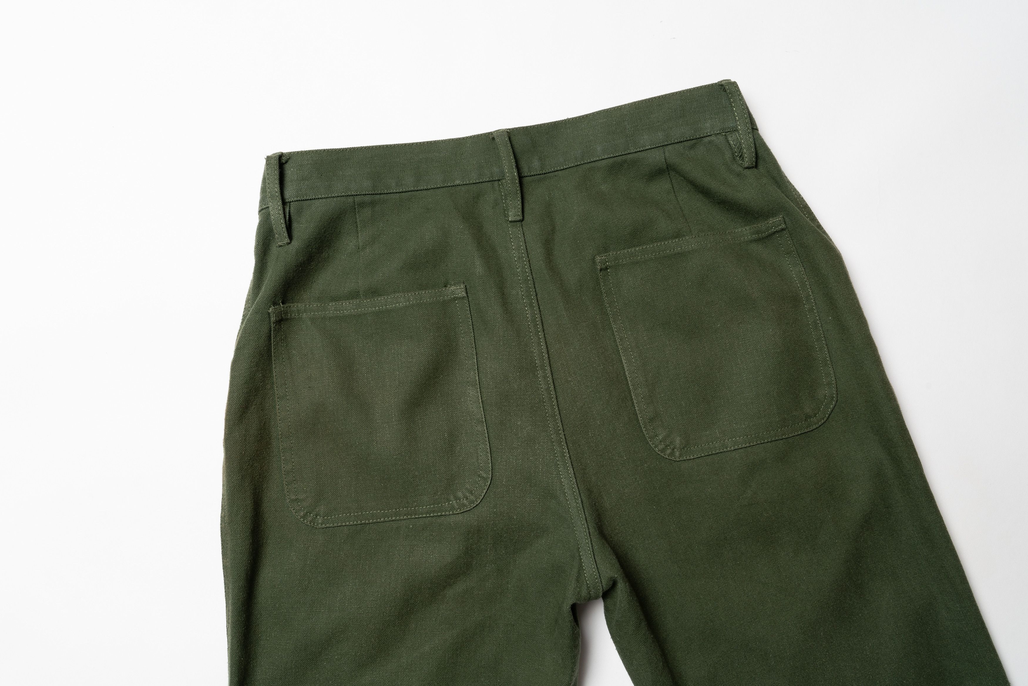 Taylor Stitch 🔵TAYLOR STITCH The Camp Pant Heather Olive Twill Size US 31 - 12 Thumbnail