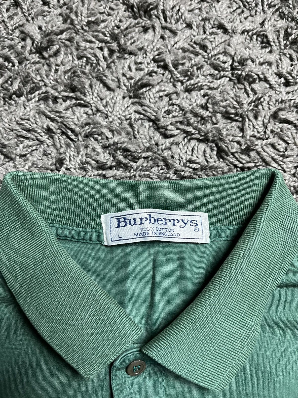 Burberry Burberry Vintage Crest Logo Pocket Polo – Emerald Green Size US L / EU 52-54 / 3 - 5 Thumbnail