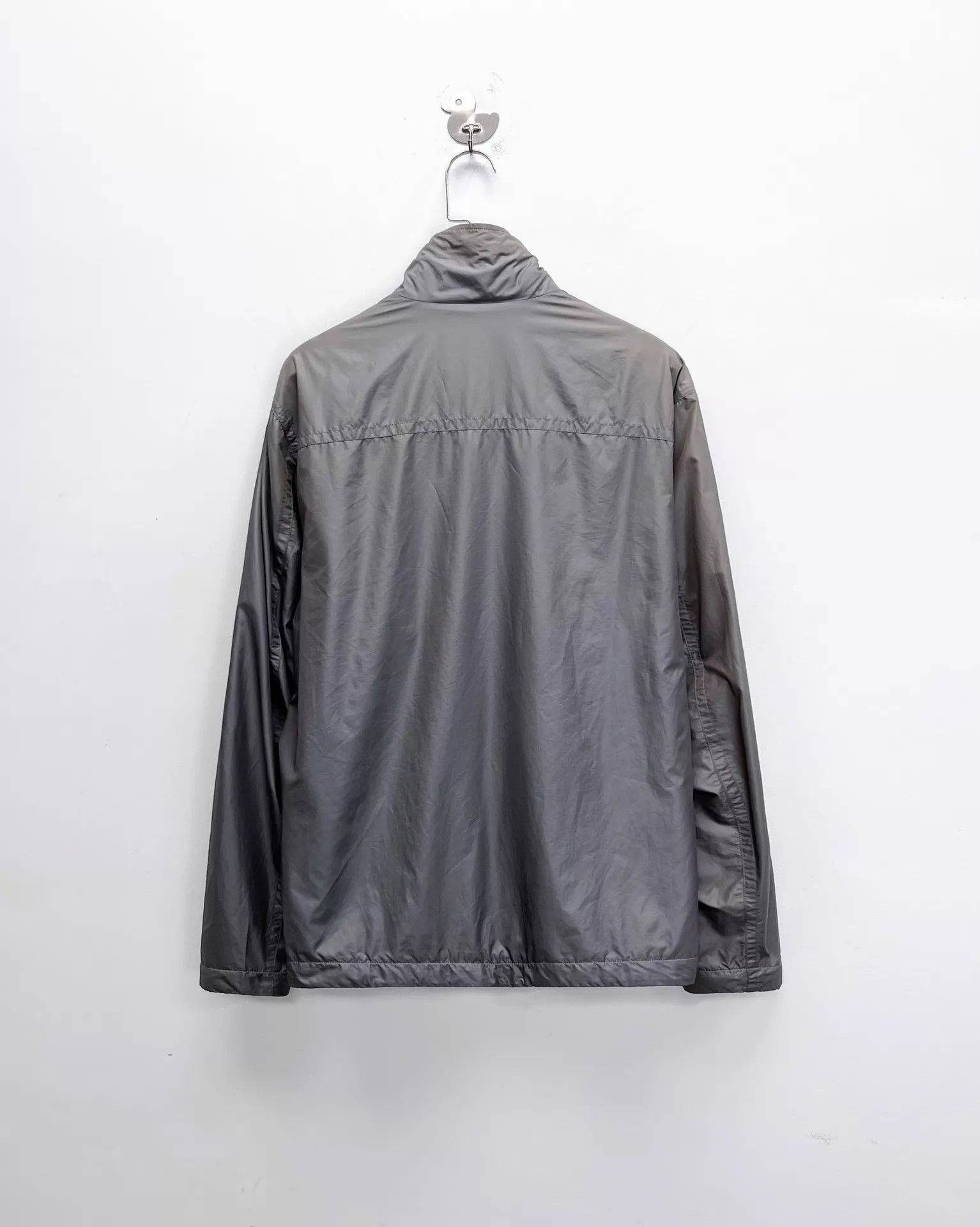 Dolce & Gabbana DG Gray Nylon Logo Stand Collar Zip Padded Jacket 48 98New Size US M / EU 48-50 / 2 - 2 Thumbnail