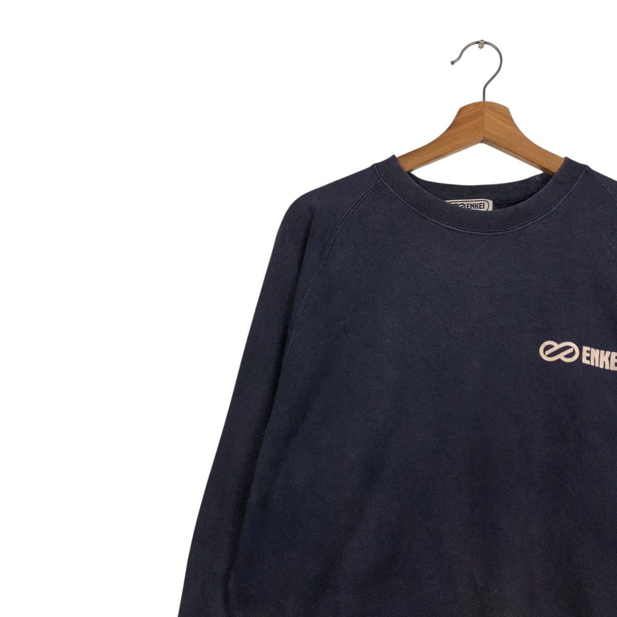 Vintage 📌Vintage Sweatshirt Racing Enkei Big Logo Issey Miyake Size US L / EU 52-54 / 3 - 8 Thumbnail