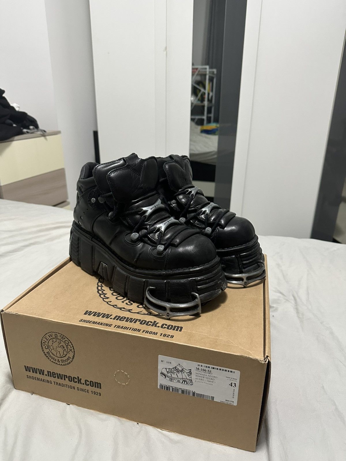 New Rock New Rock Jaded London Scythe Tower Boots | Grailed