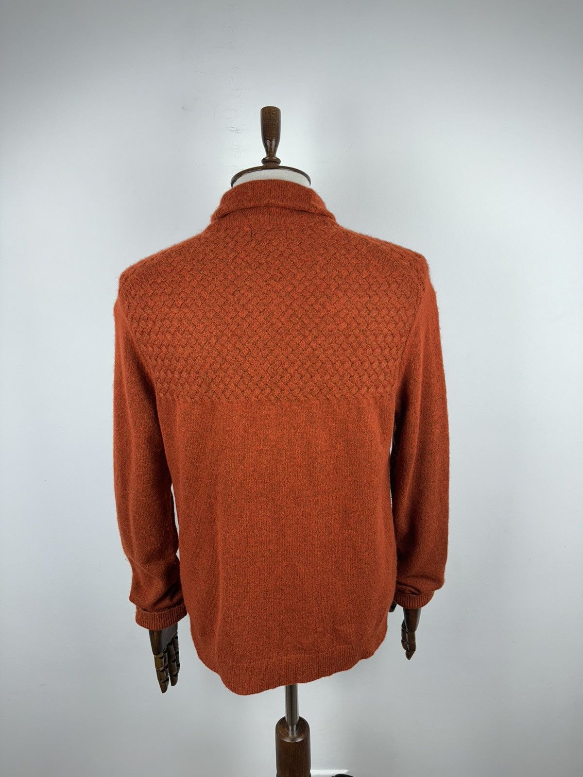 Ted Baker Men’s Ted Baker Collar Alpaca/Wool Sweater size 6 Size US XL / EU 56 / 4 - 4 Thumbnail