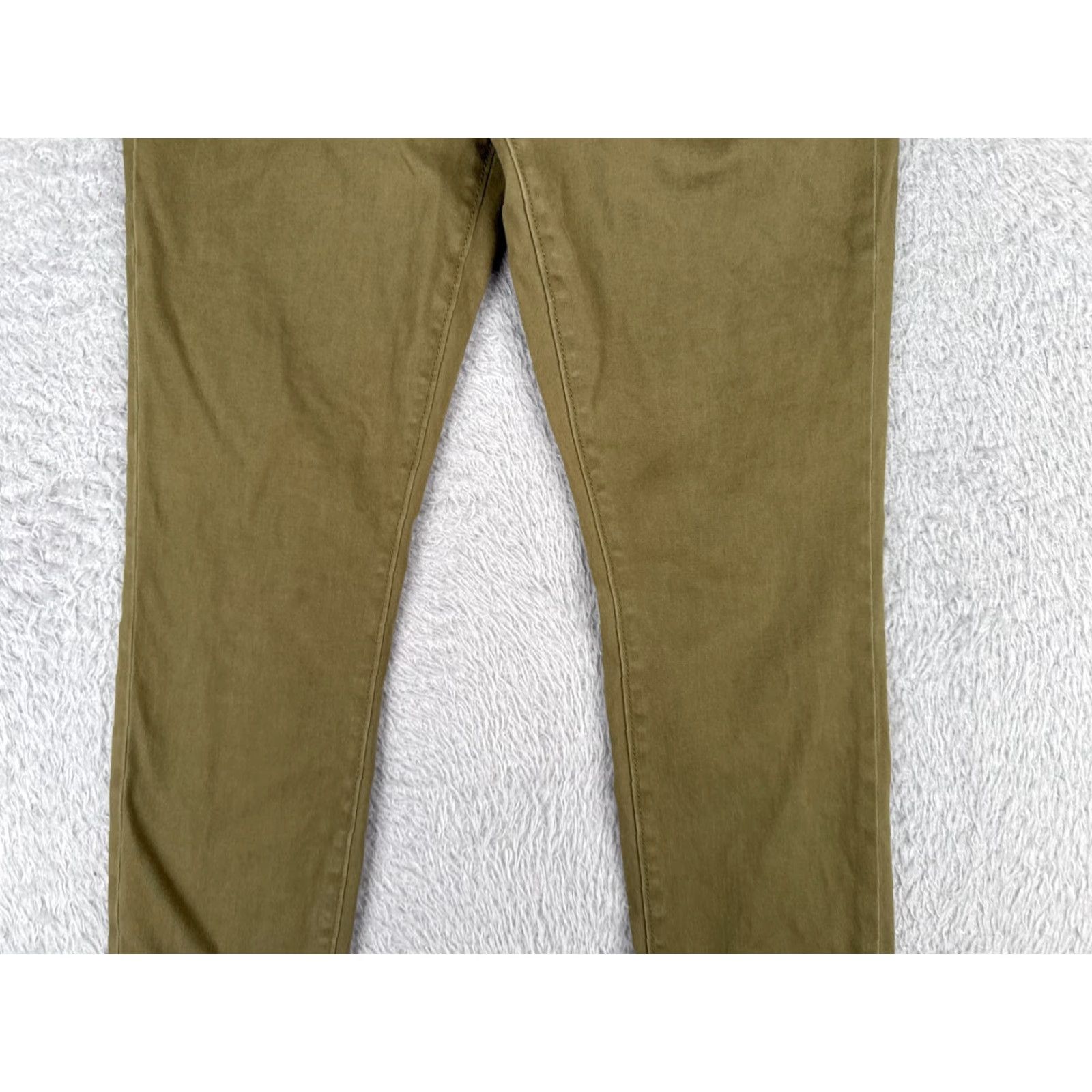 Loft Ann Taylor LOFT Jeans Womens 4P Green Denim Jegging Tapered Brushed Finish 30x26 Size 27" / US 4 / IT 40 - 3 Thumbnail