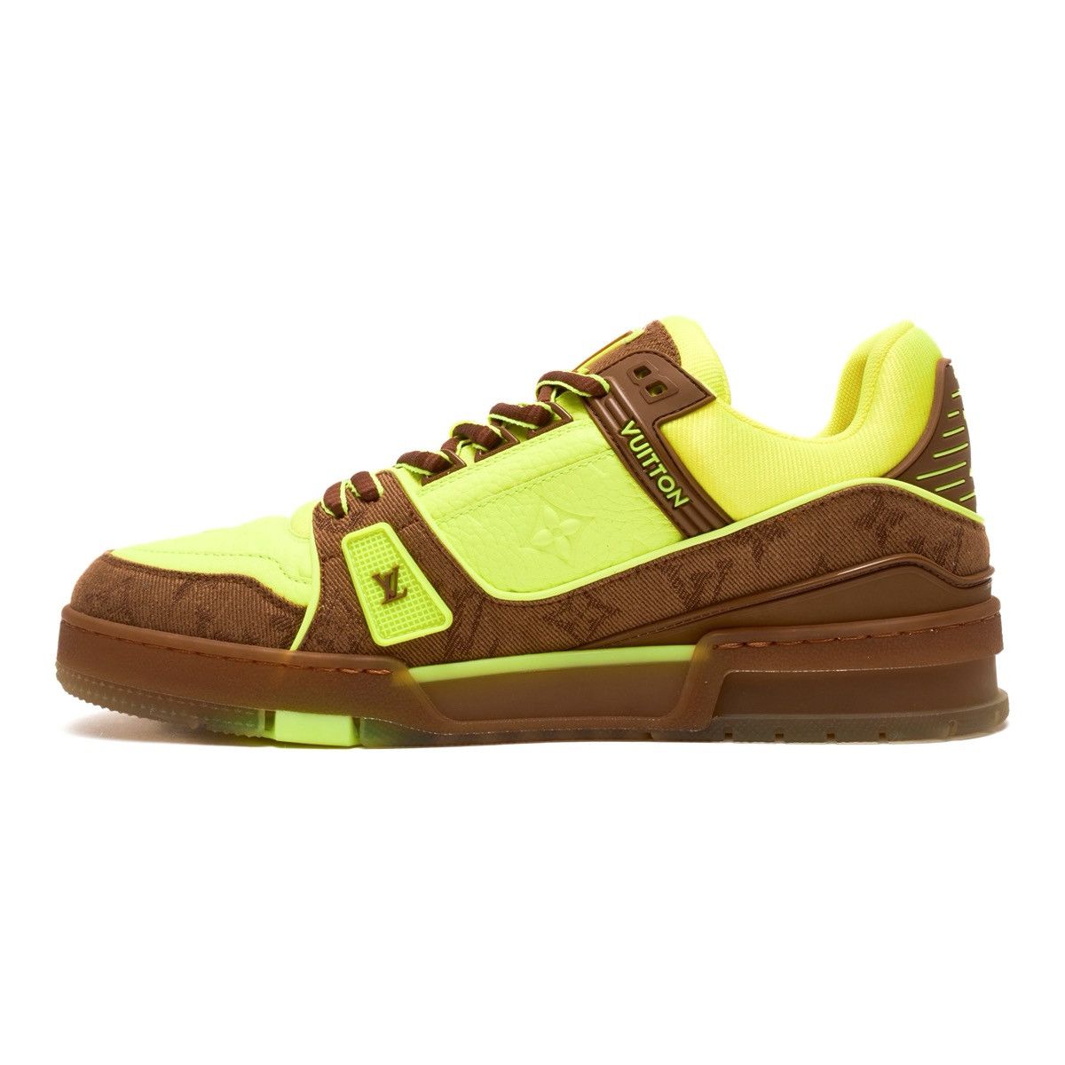 Louis Vuitton LV Trainer Low Yellow Brown Size US 7 / EU 40 - 3 Thumbnail
