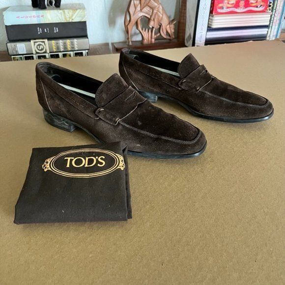 Tod's Tod's Suede Driving Penny Loafers Size US 11 / EU 44 - 1 Thumbnail