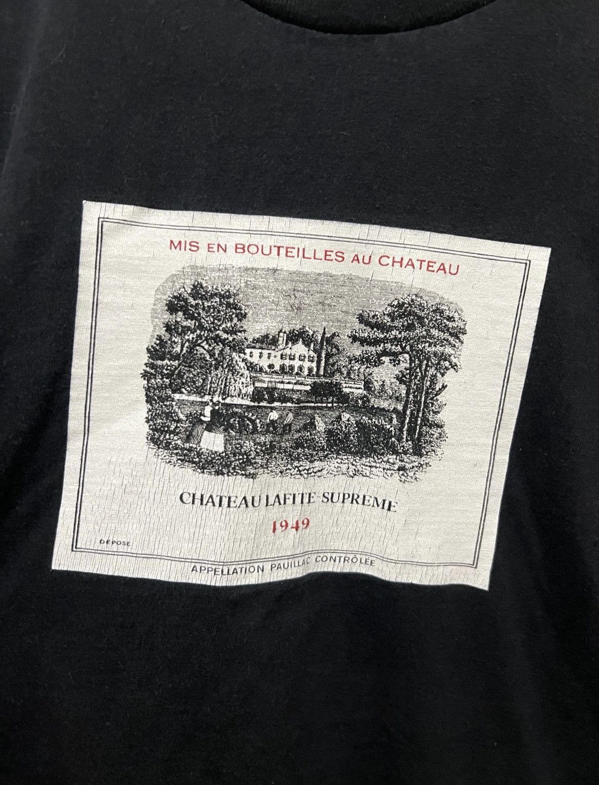 Supreme Chateau Lafite-Supreme T-Shirt Size US M / EU 48-50 / 2 - 4 Thumbnail