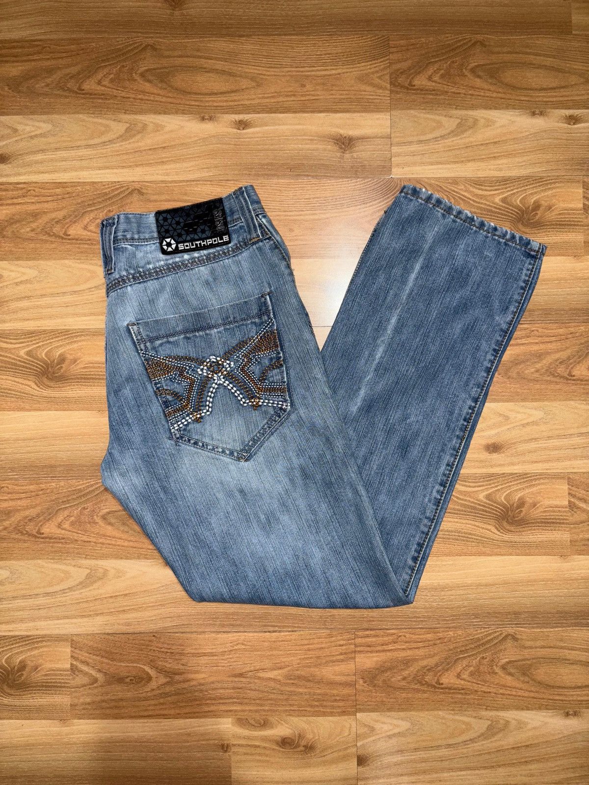Southpole Y2K x Southpole 8180 x Streetwear x vintage Jeans Size US 34 / EU 50 - 3 Thumbnail
