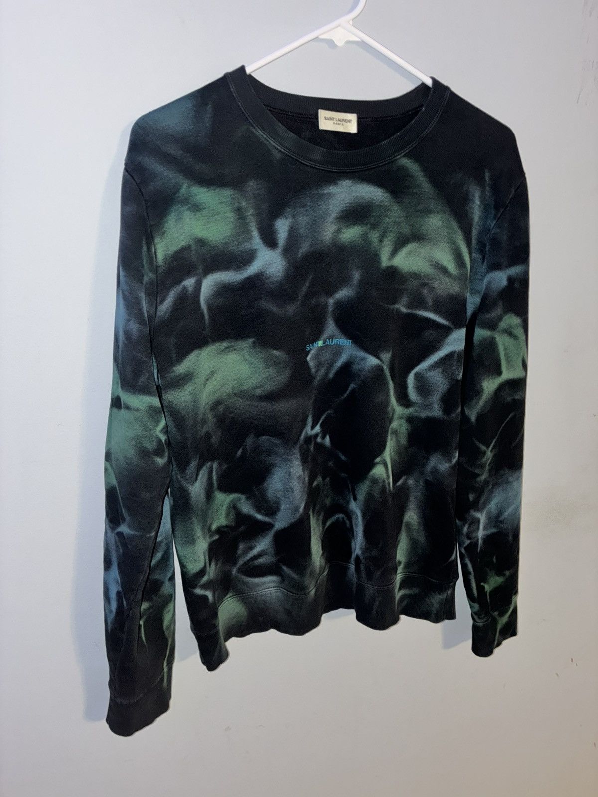 Saint Laurent Paris Saint Laurent Paris Crewneck Size US L / EU 52-54 / 3 - 3 Thumbnail