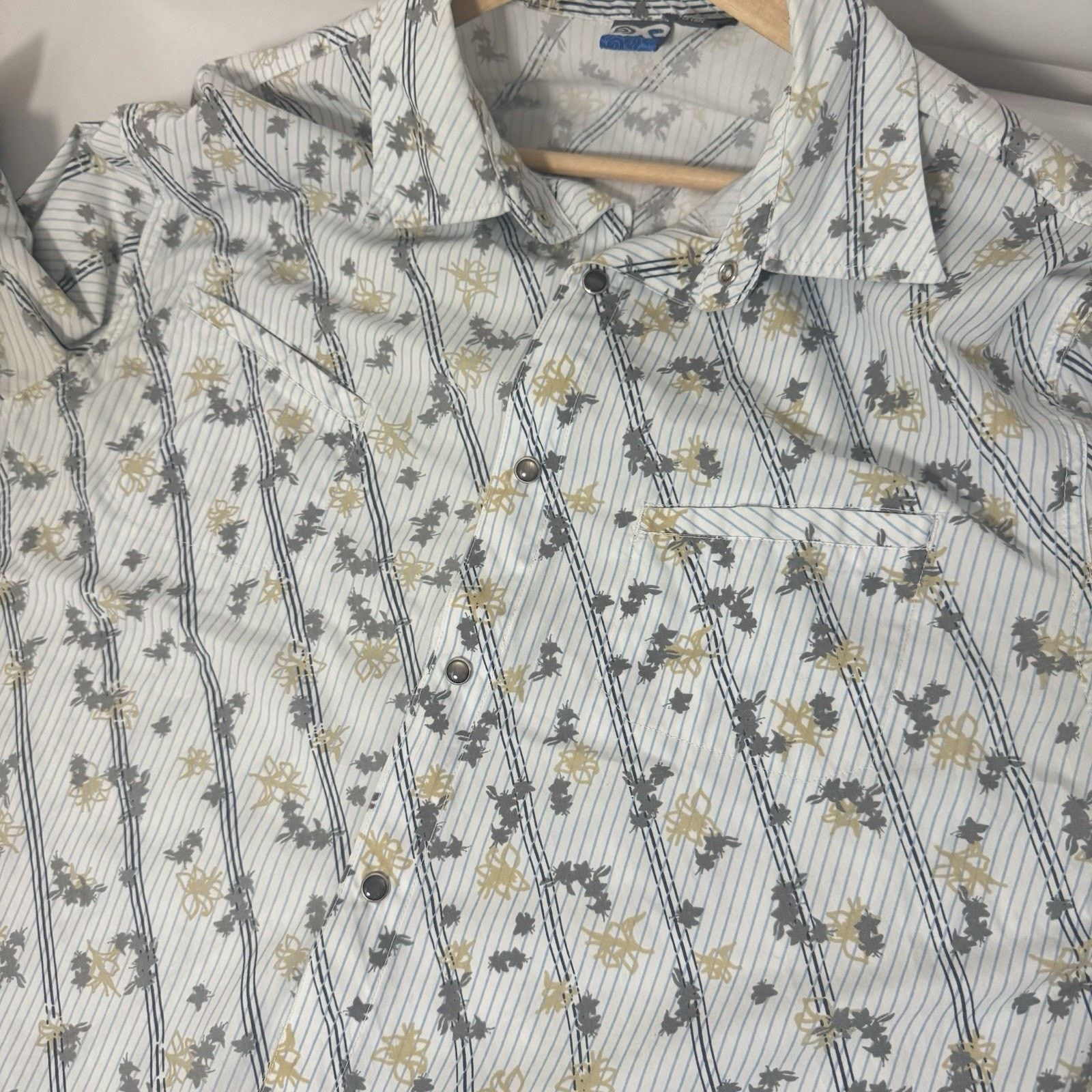Ocean Pacific Vintage Pearl Snap Shirt Western Floral Rodeo Urban Cowboy Size US M / EU 48-50 / 2 - 4 Thumbnail