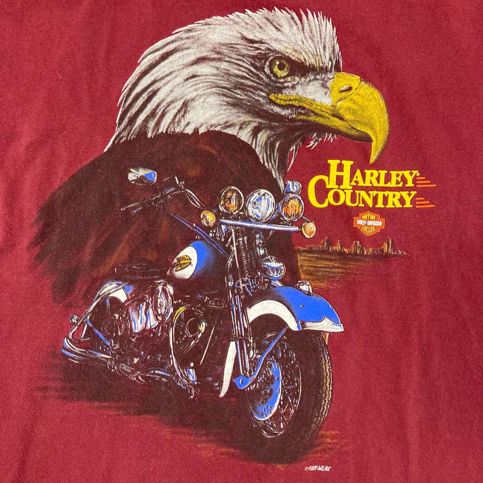 Harley Davidson 90s Harley Davidson funwear cutoff t-shirt Size US XL / EU 56 / 4 - 3 Thumbnail