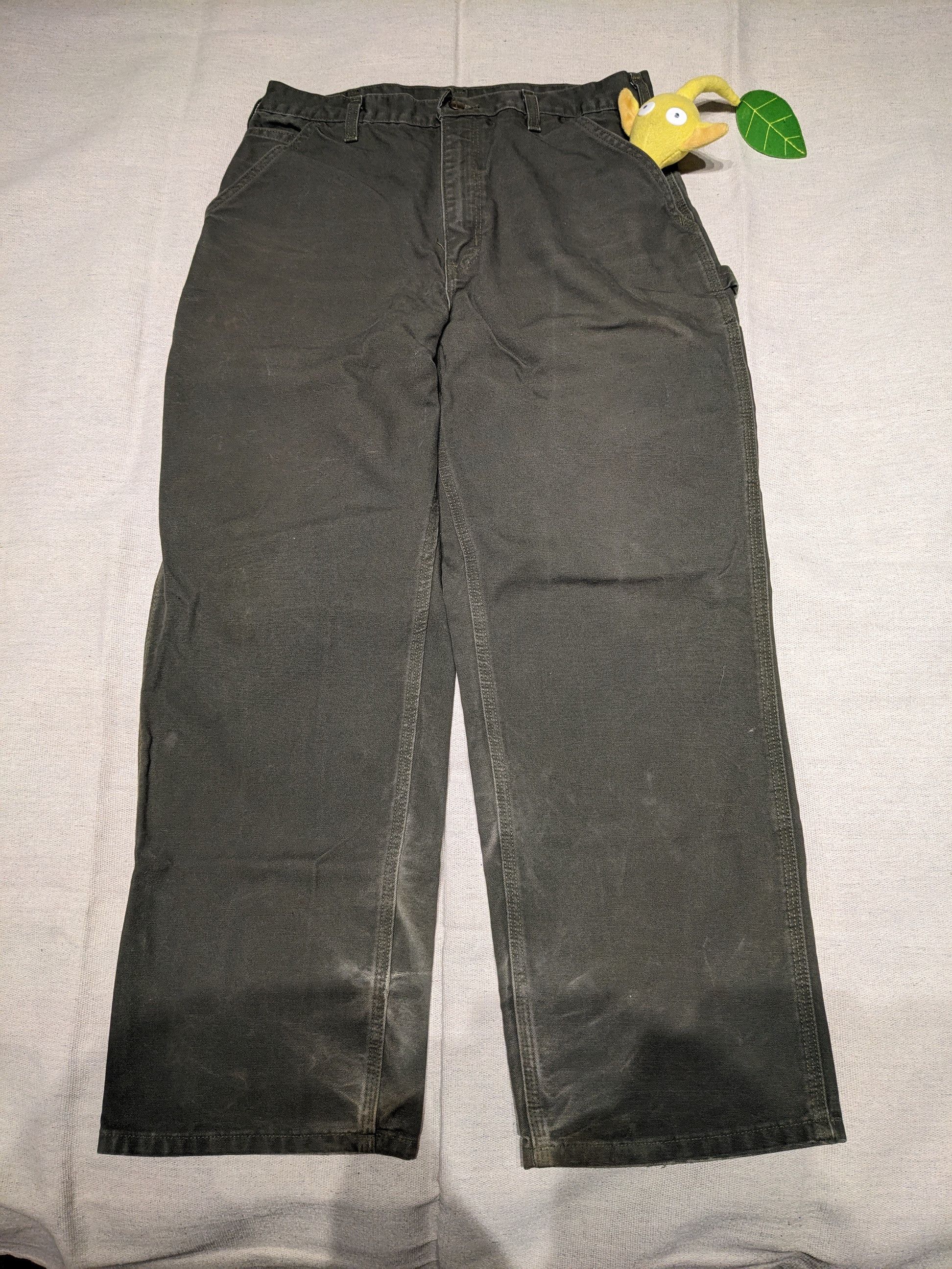 Carhartt Carhartt carpenter canvas pants mens 32 29 Size US 32 / EU 48 - 1 Thumbnail