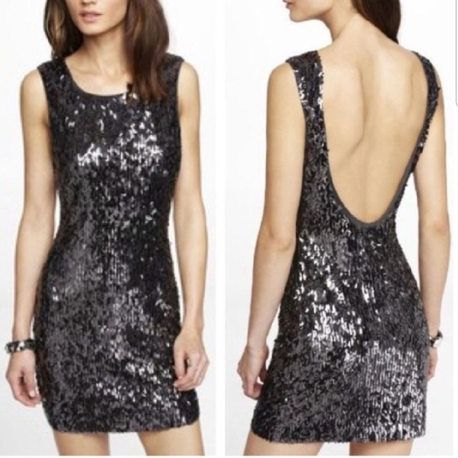Express Express Sequin Dress Size S / US 4 / IT 40 - 16 Thumbnail