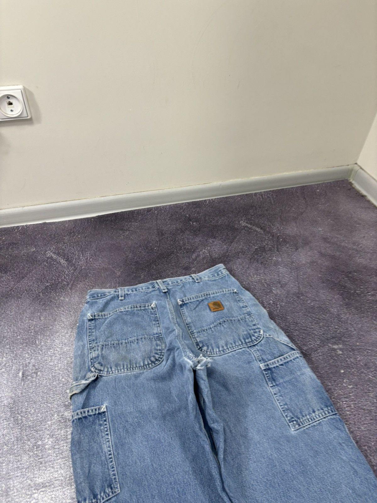 Carhartt Vintage Carhartt Original Dungaree Fit Y2K Work Baggy Jeans Size US 32 / EU 48 - 5 Thumbnail