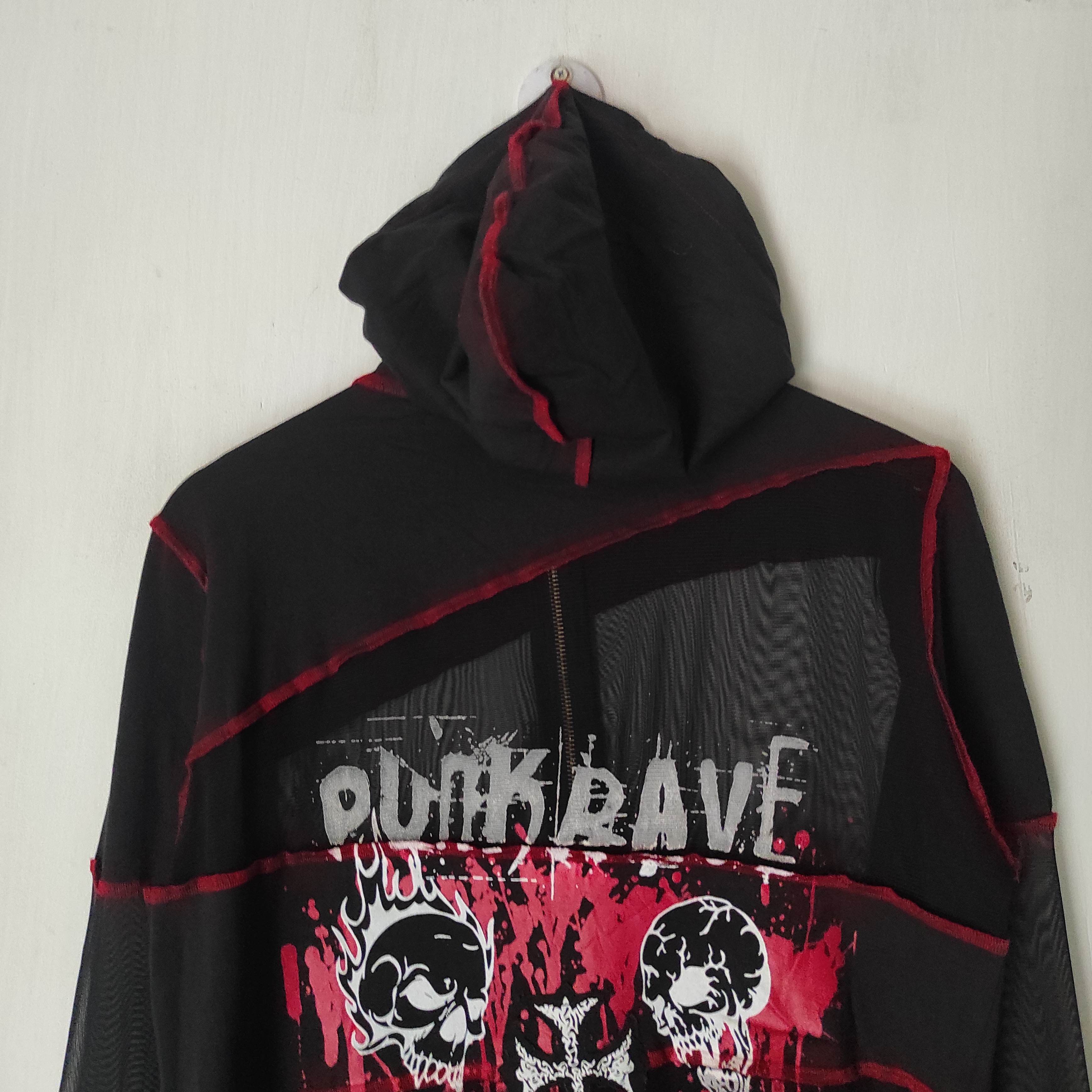 14th Addiction Punk Rave Attack Mesh Hoodie Size US M / EU 48-50 / 2 - 6 Thumbnail